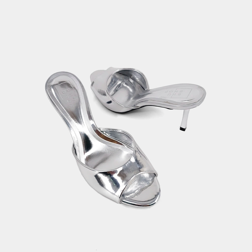 Elaine Silver Heel