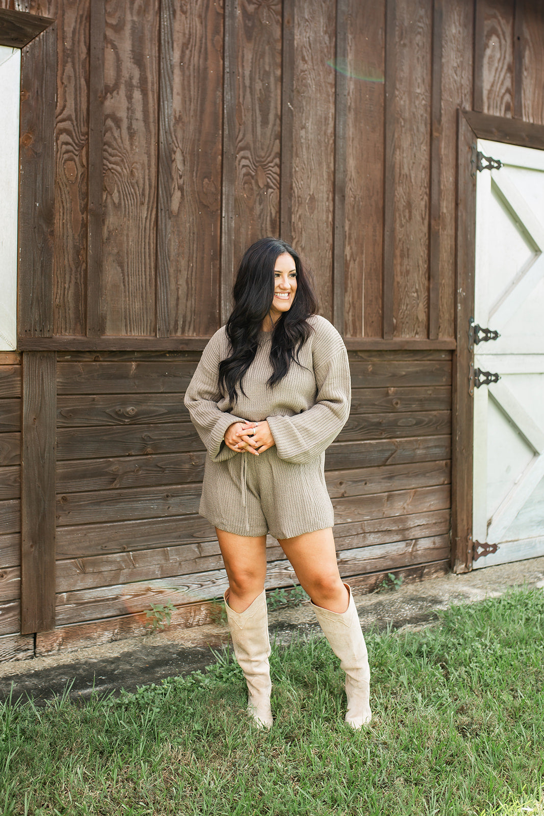 Whispering Woods Oversized Romper