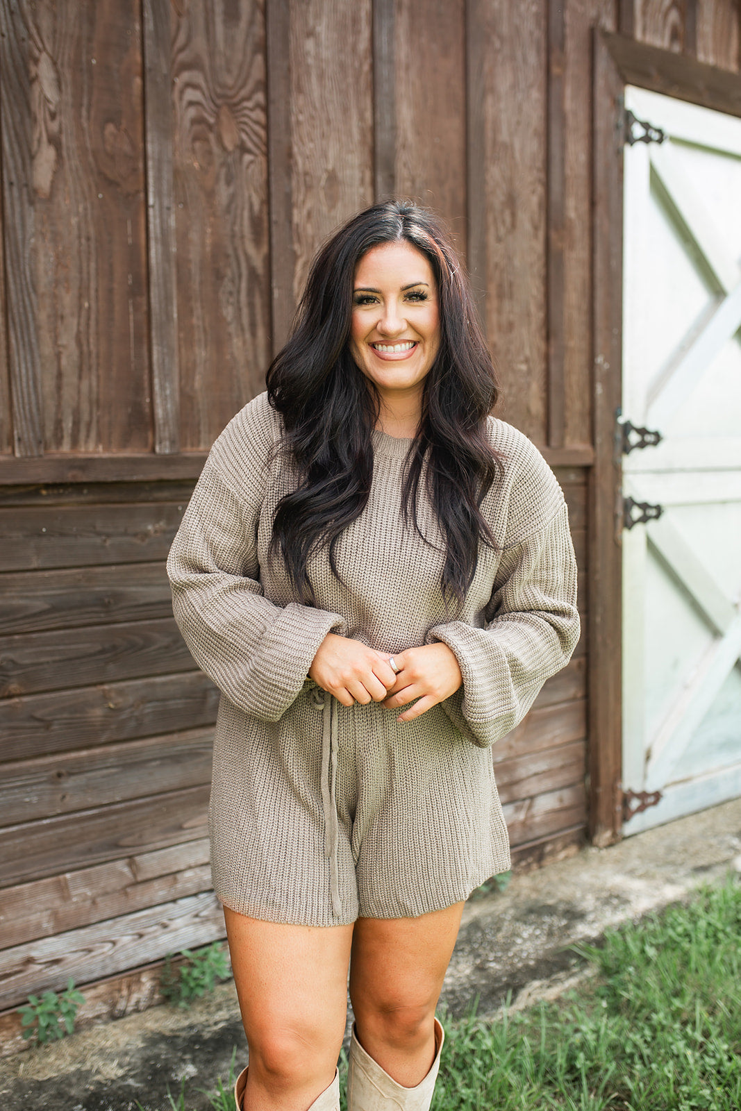 Whispering Woods Oversized Romper