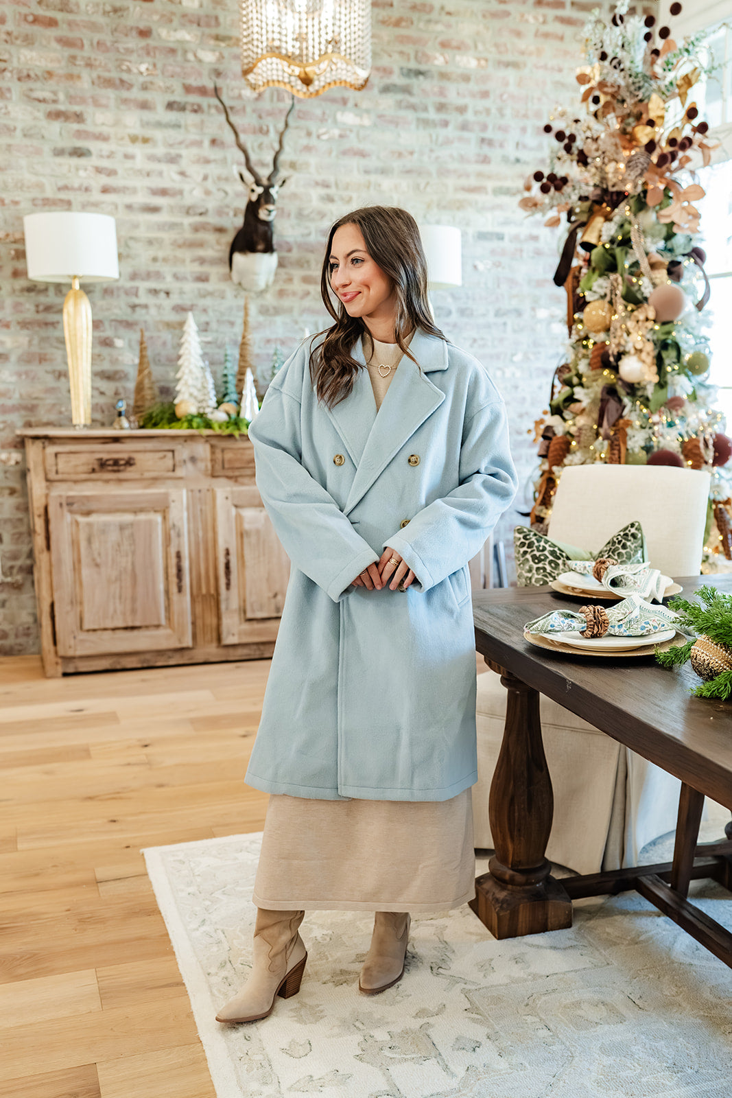 Chic Stroll Blue Coat