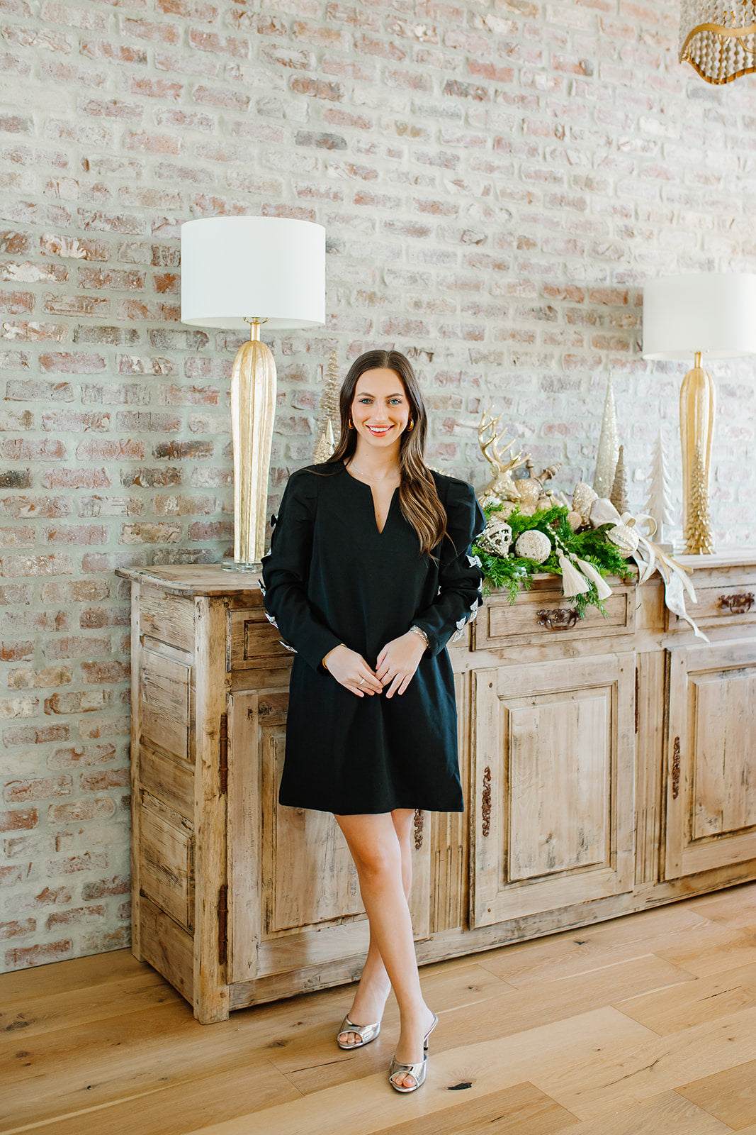 Sequin Bow LBD