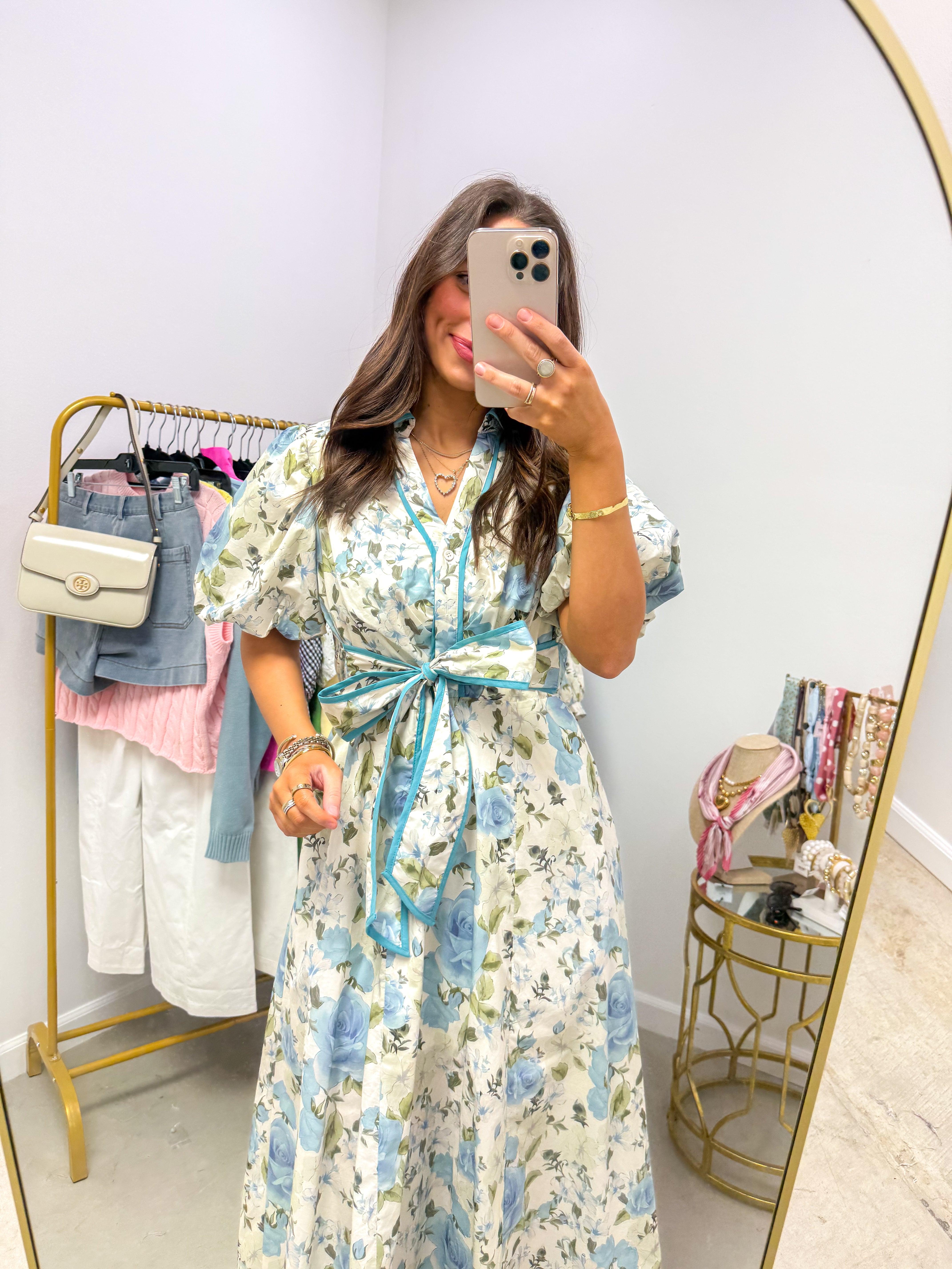 Bloom Babe Blue Floral Midi