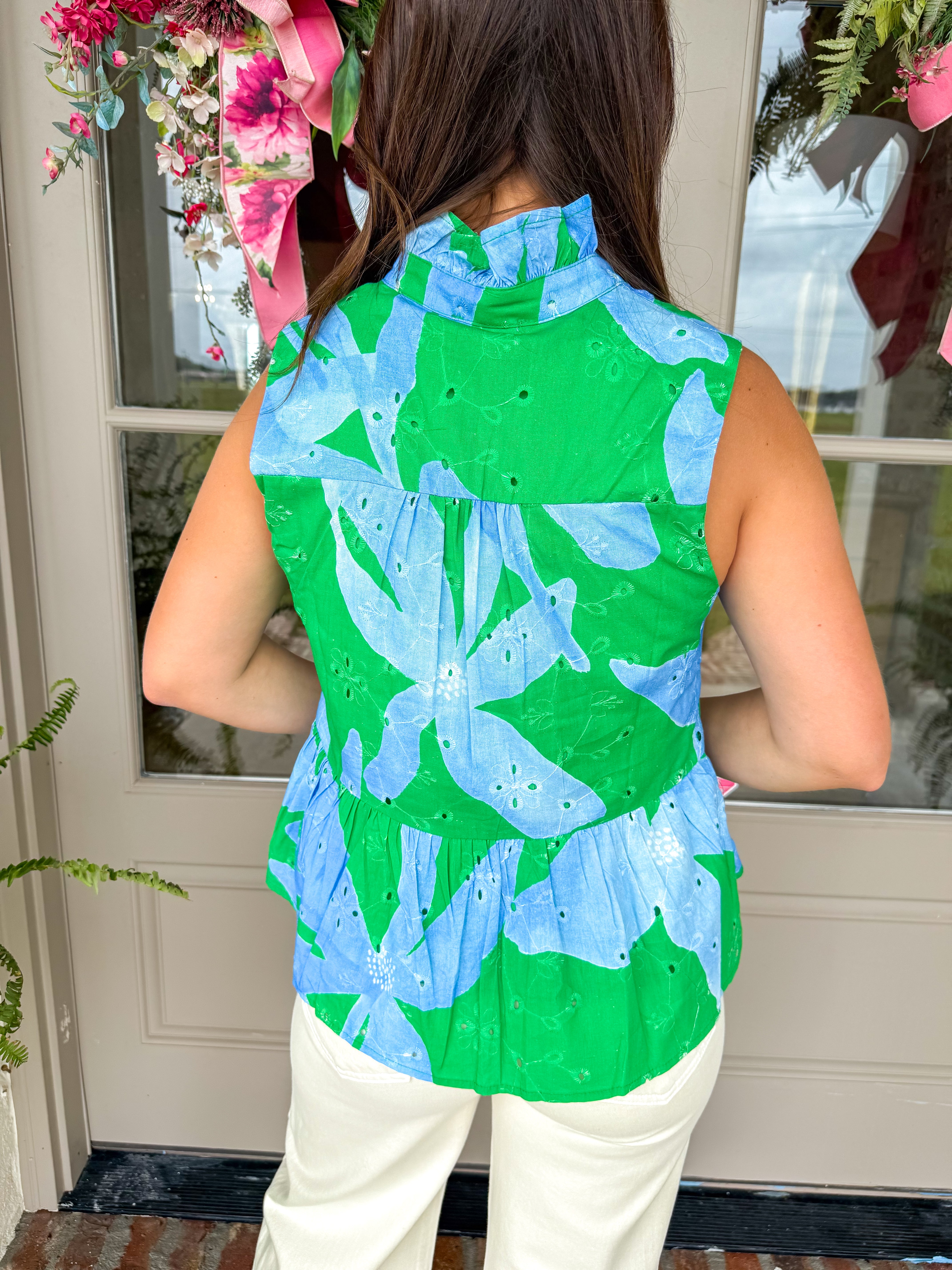 Seaside Eyelet Tank