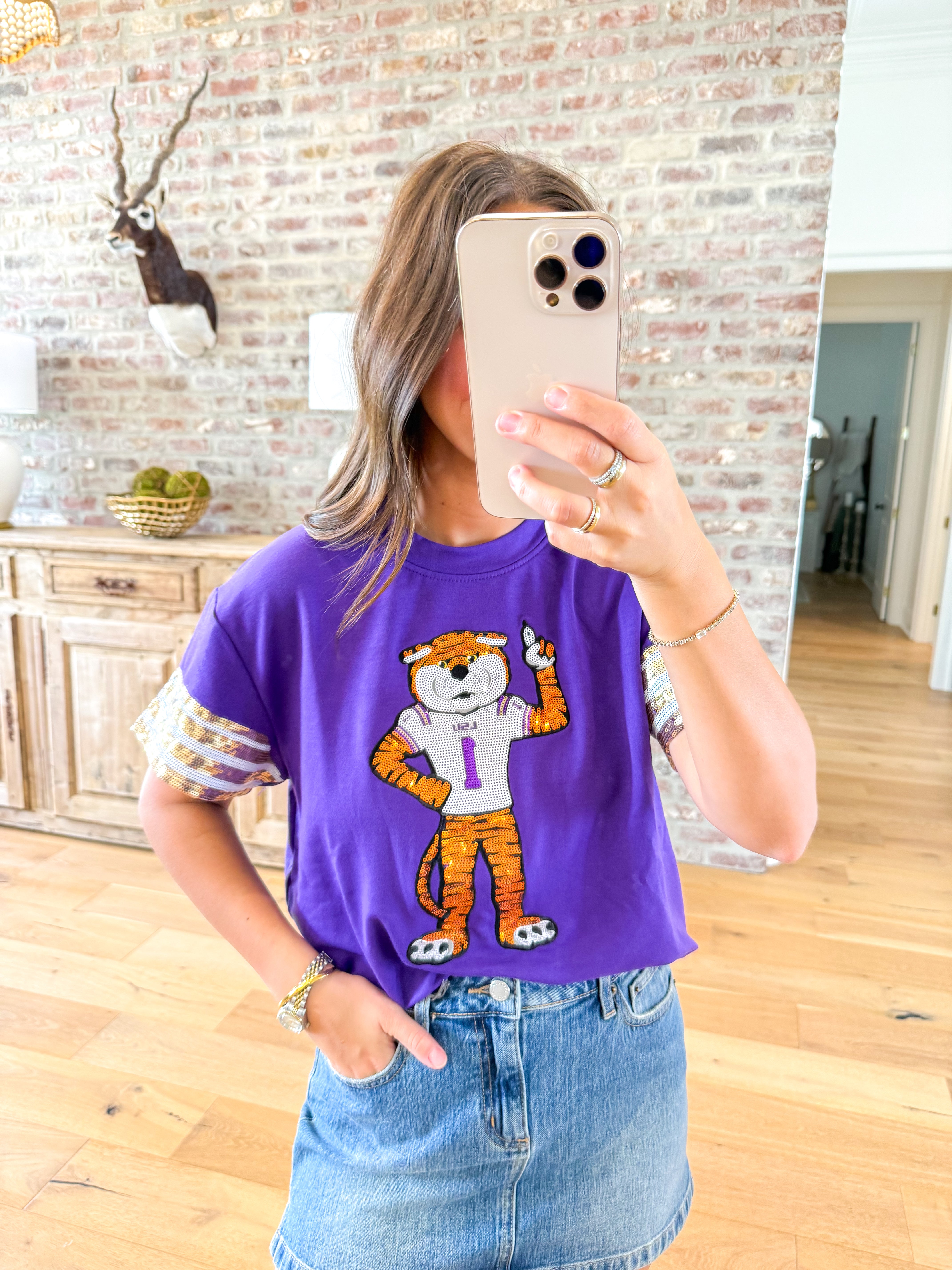 Ariana LSU Tiger Top