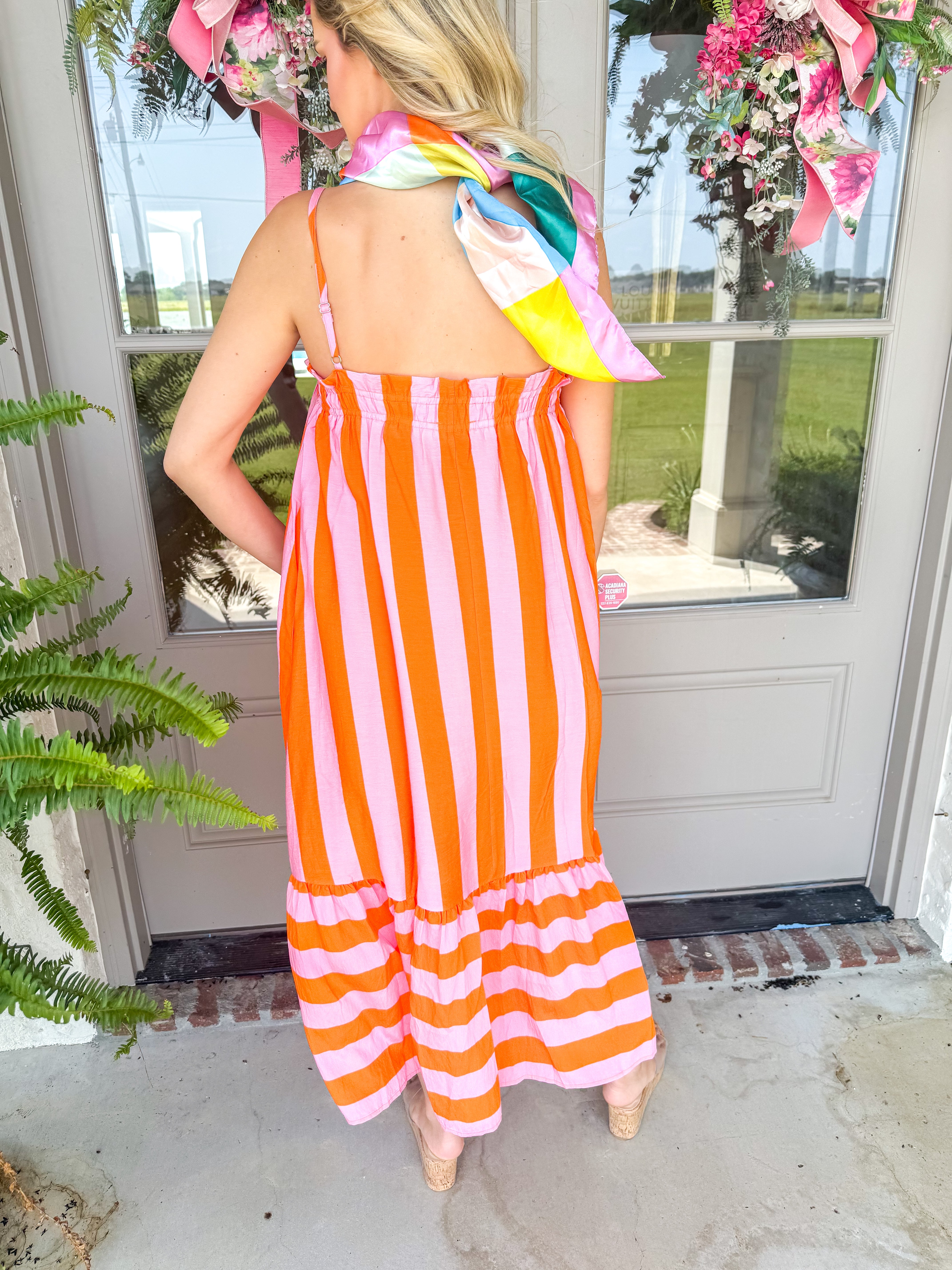 Sherbert Stripe Midi