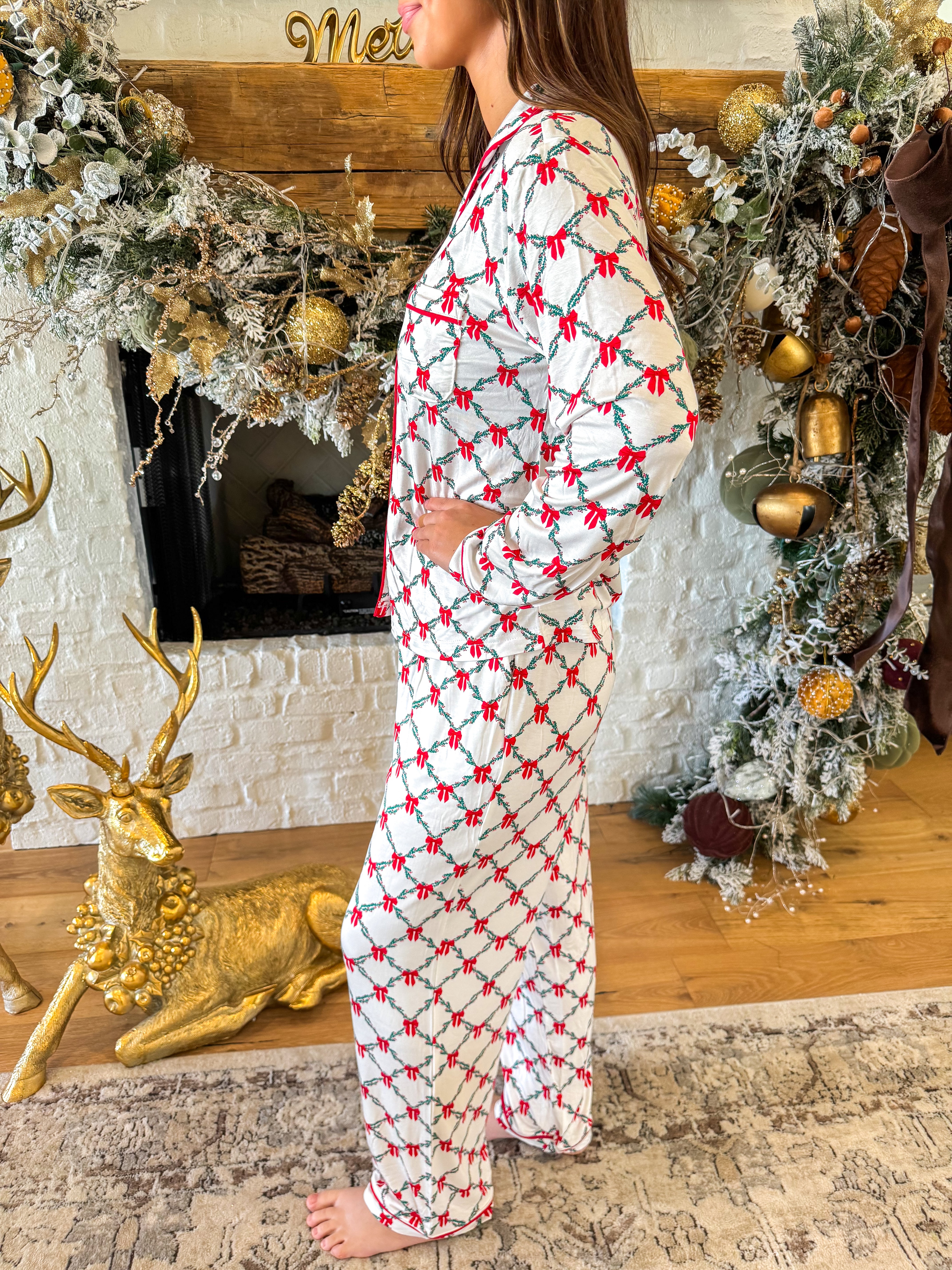 Charlotte Pajama Set | Lattice Garland