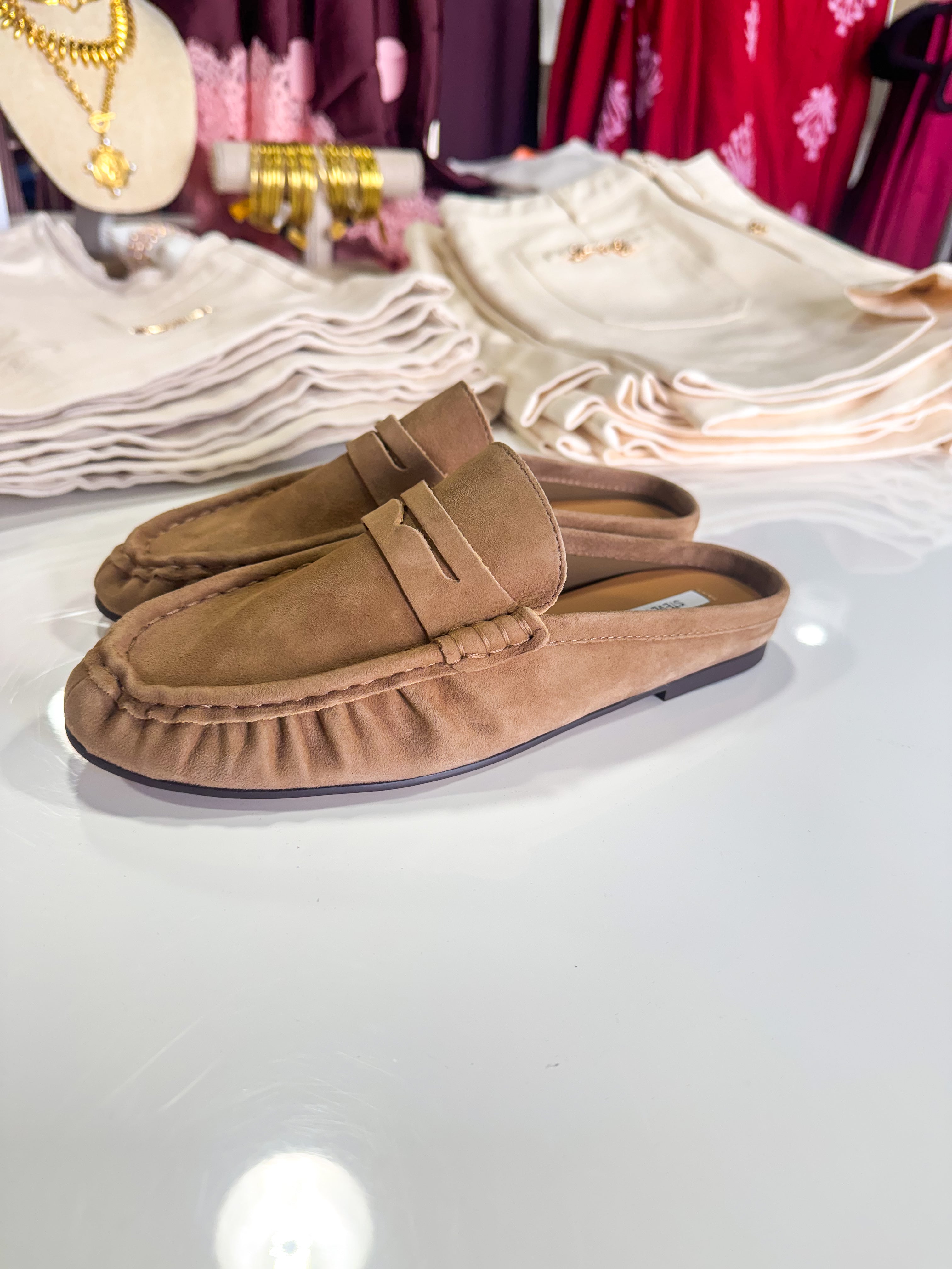 Rafe Taupe Suede Mule