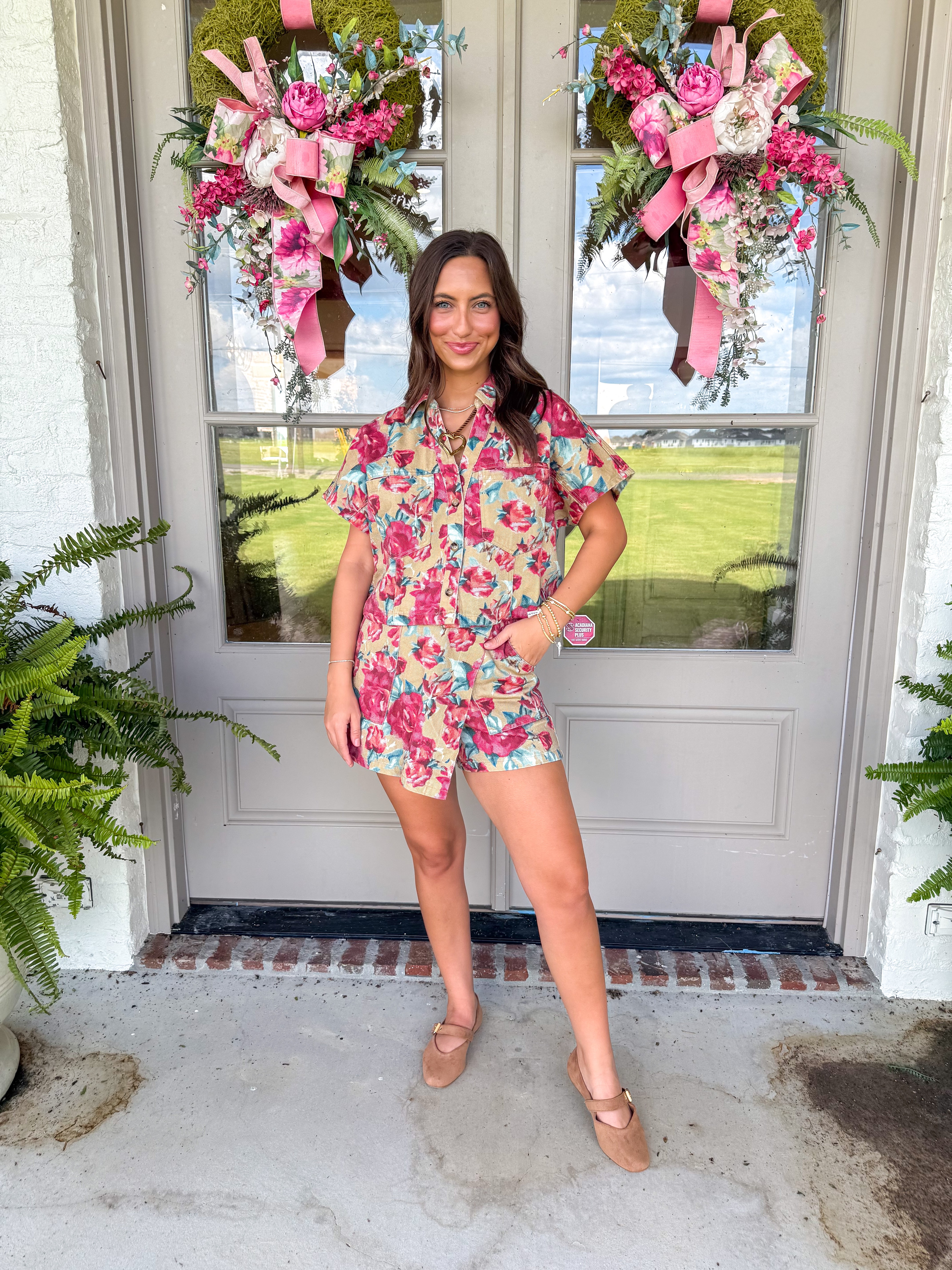 Rosewater Twill Two-Piece Set