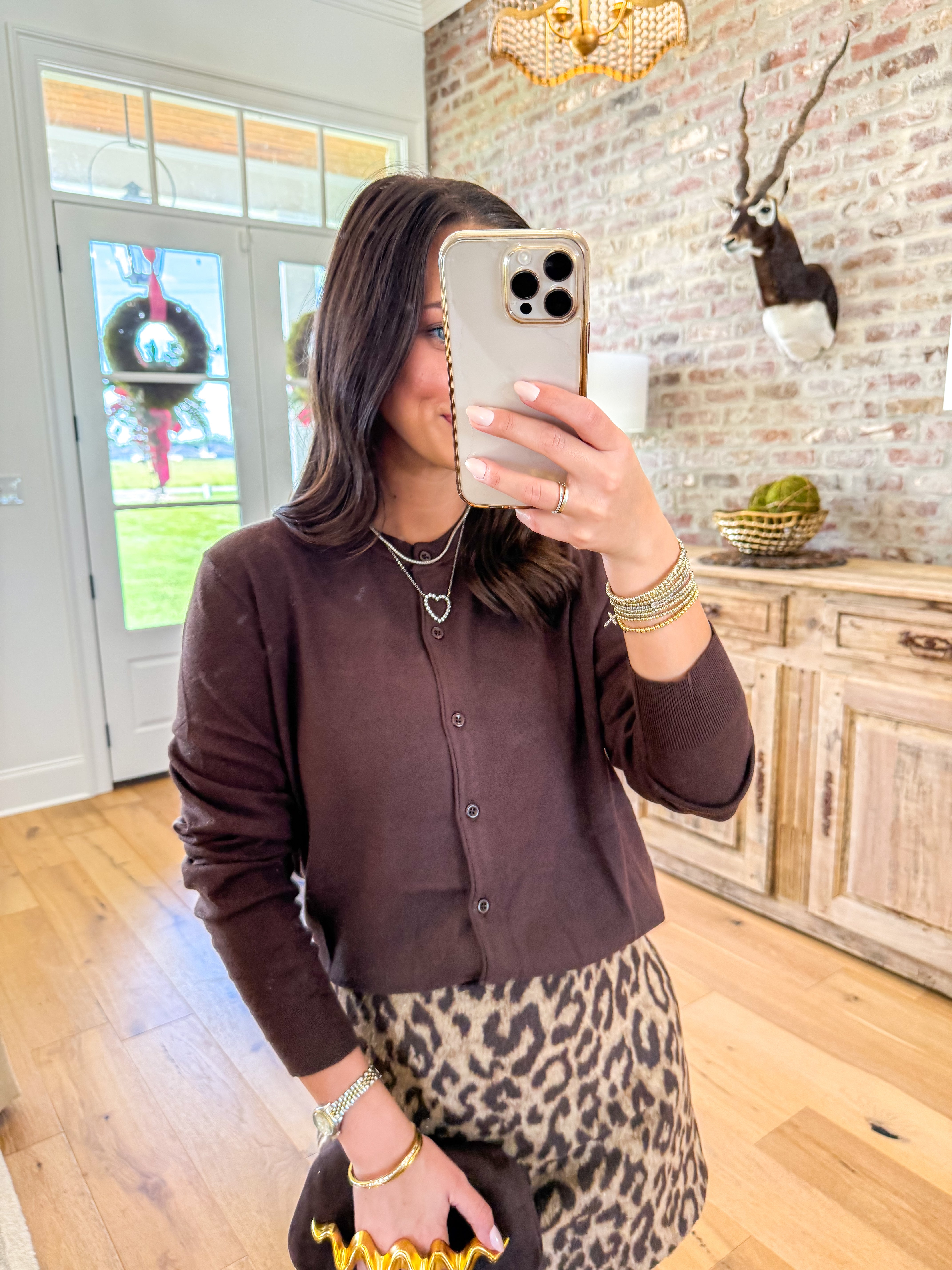 The Everyday Brown Cardigan