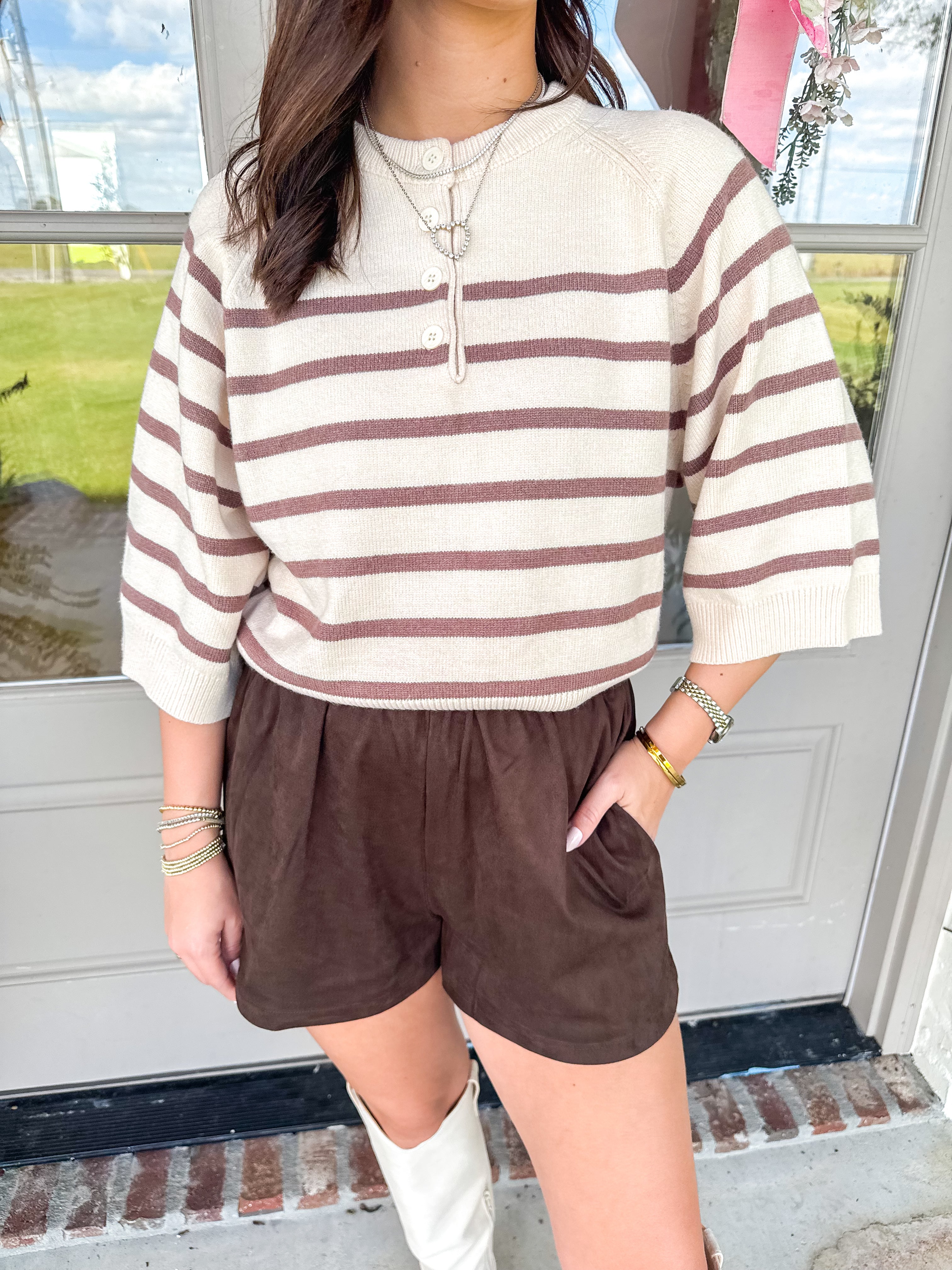 The Riverbend Striped Henley