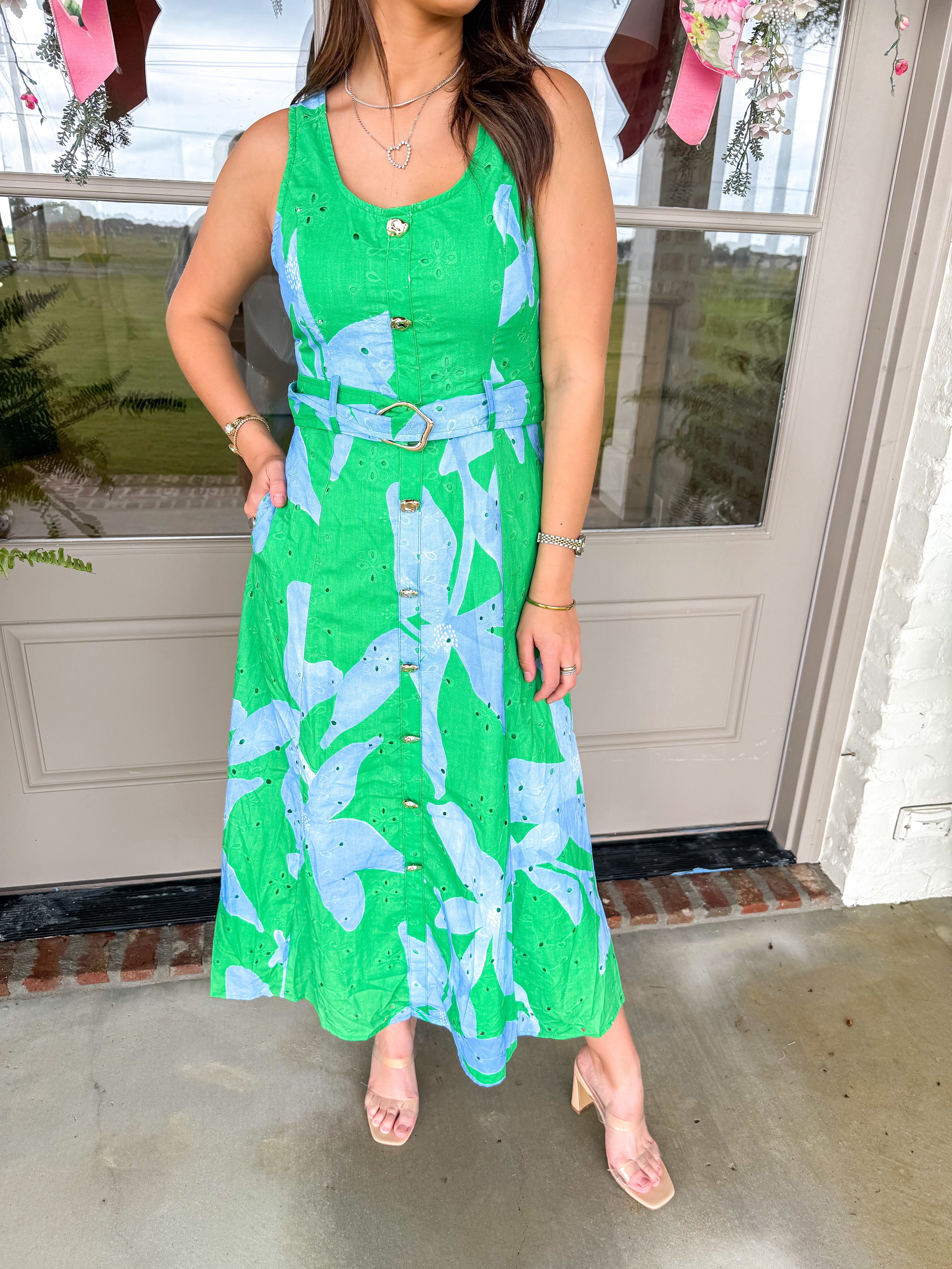 Seaside Eyelet Tank Maxi