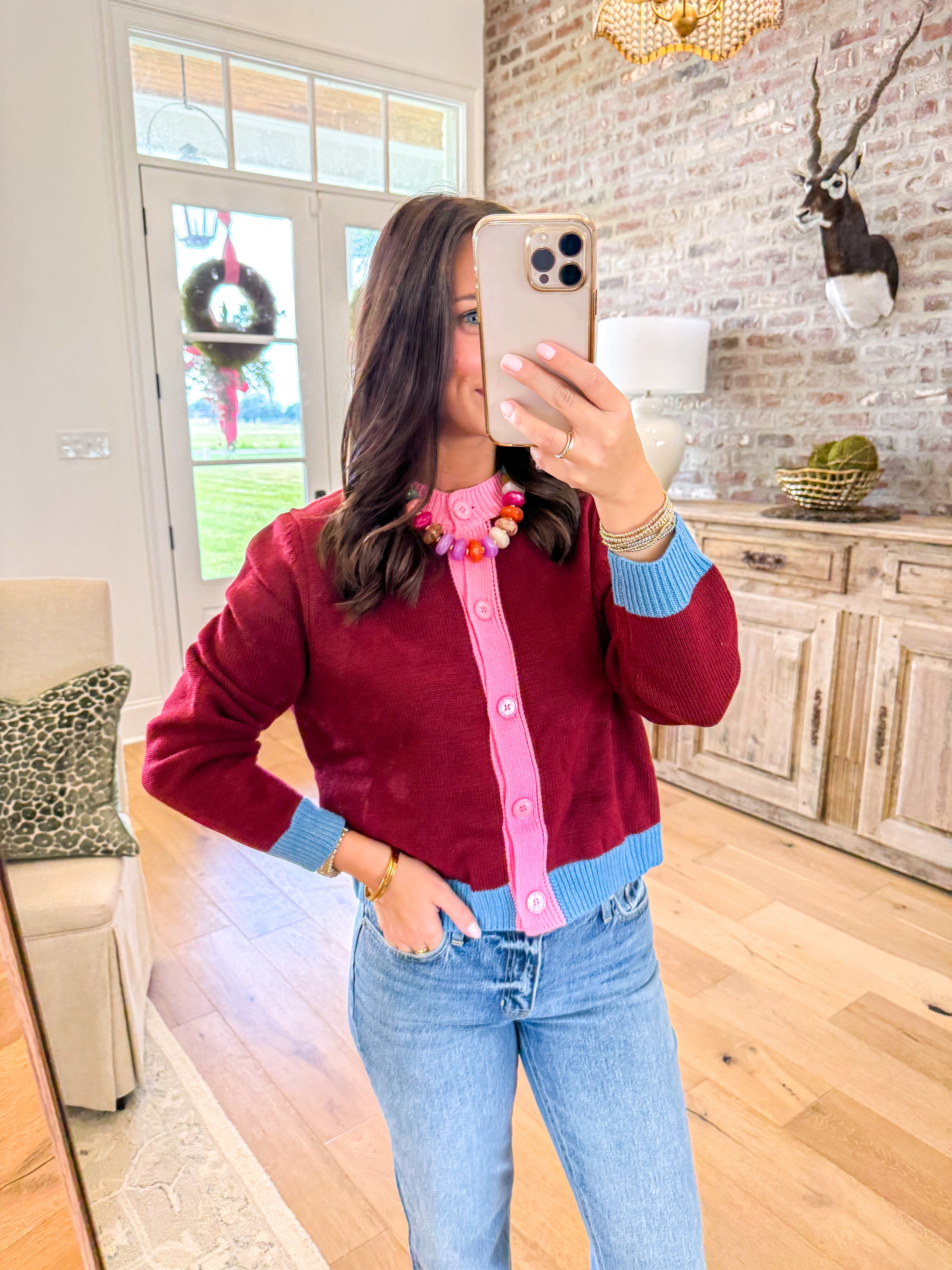 Sugar Rush Color-Block Cardigan