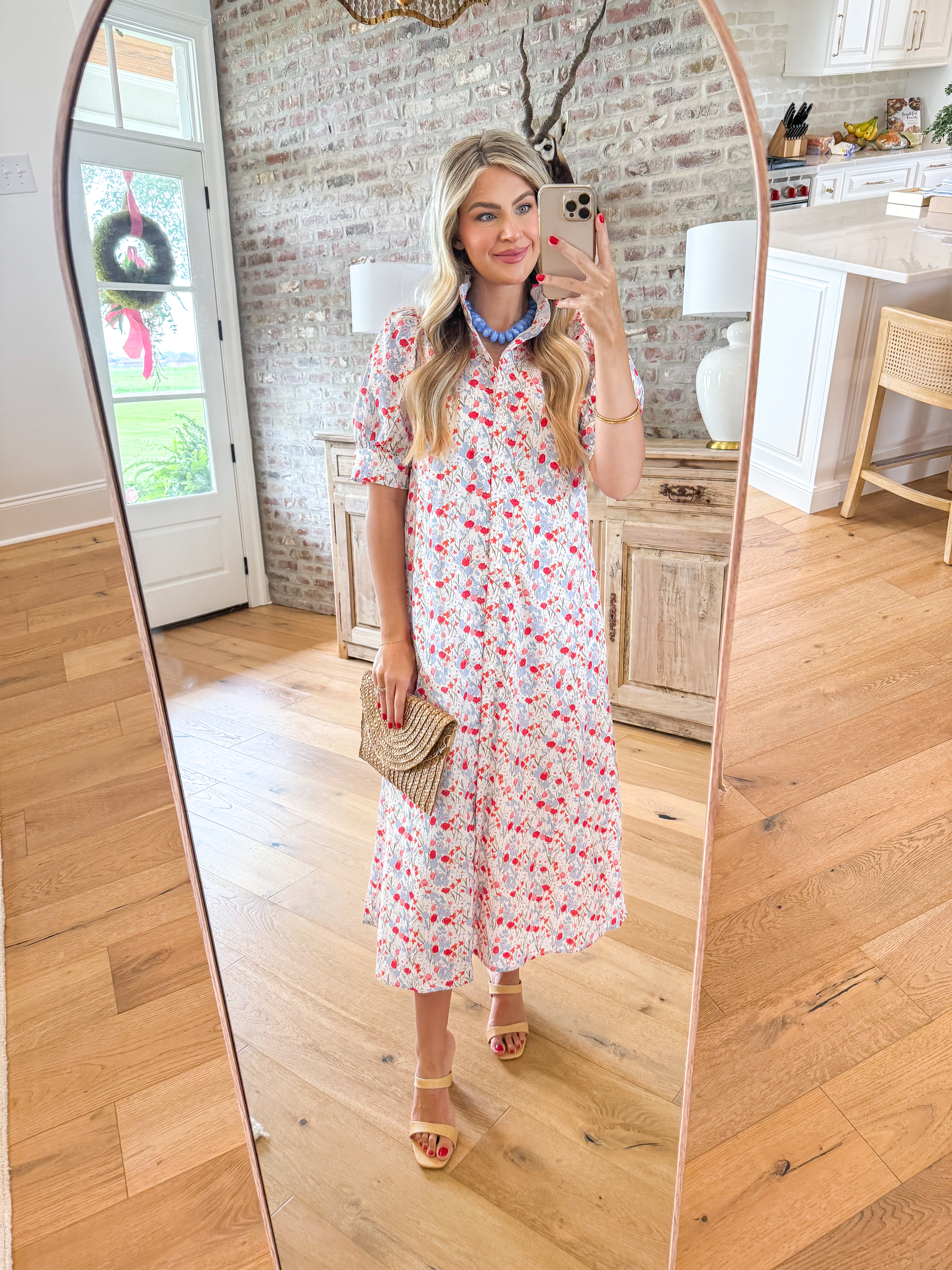 Meadow Song Blue Floral Maxi