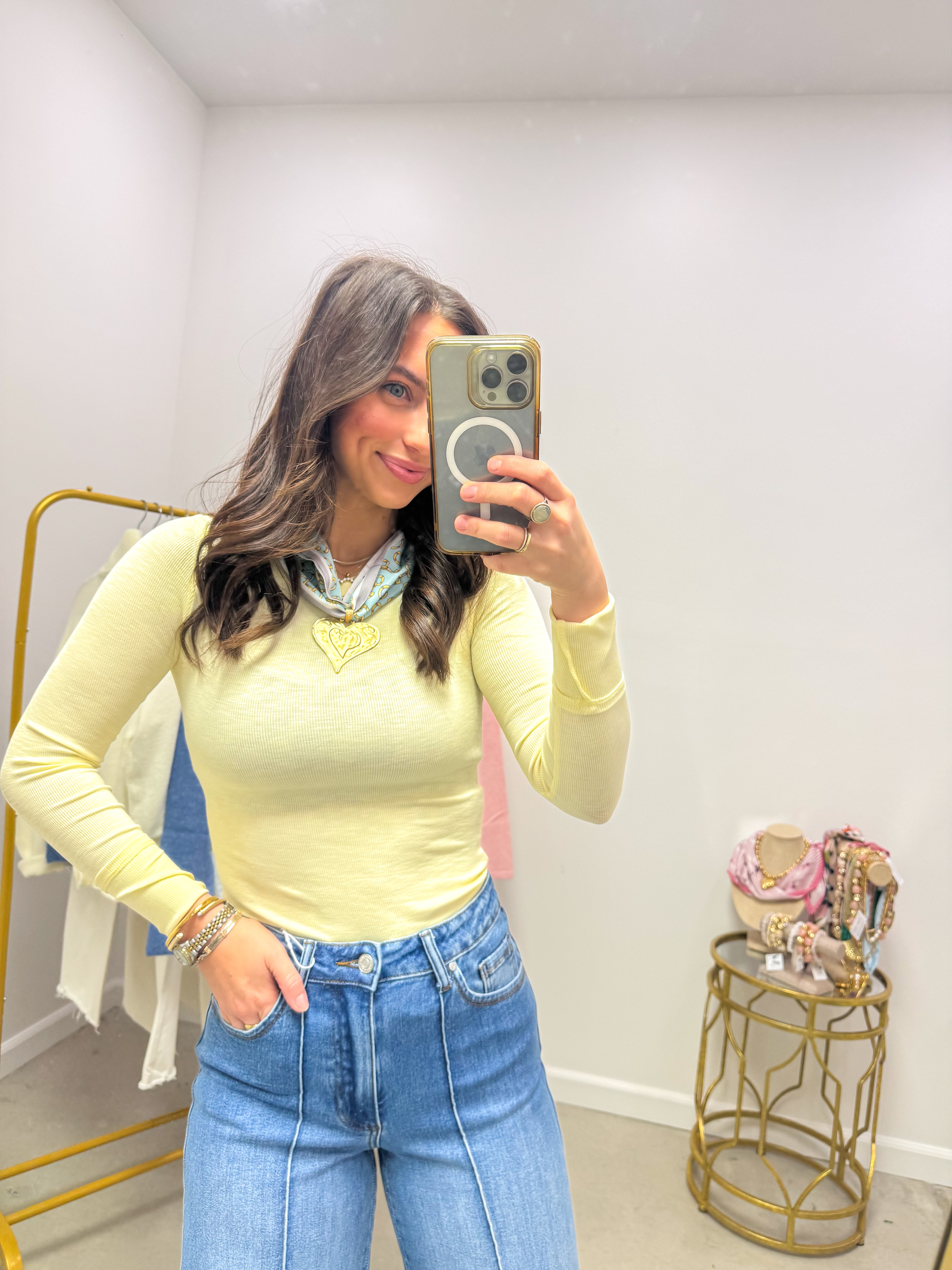 Abbey Long Sleeve Butter Top