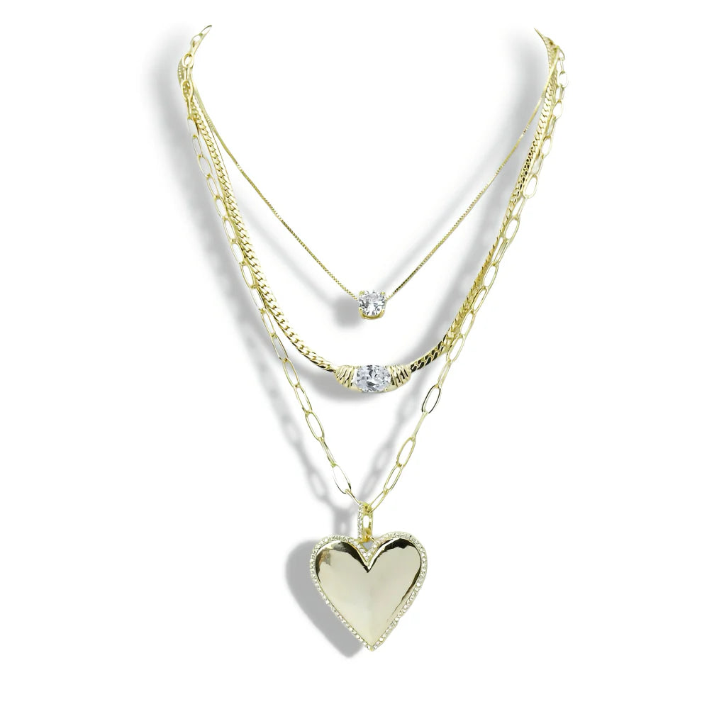 Crystalized Heart Necklace
