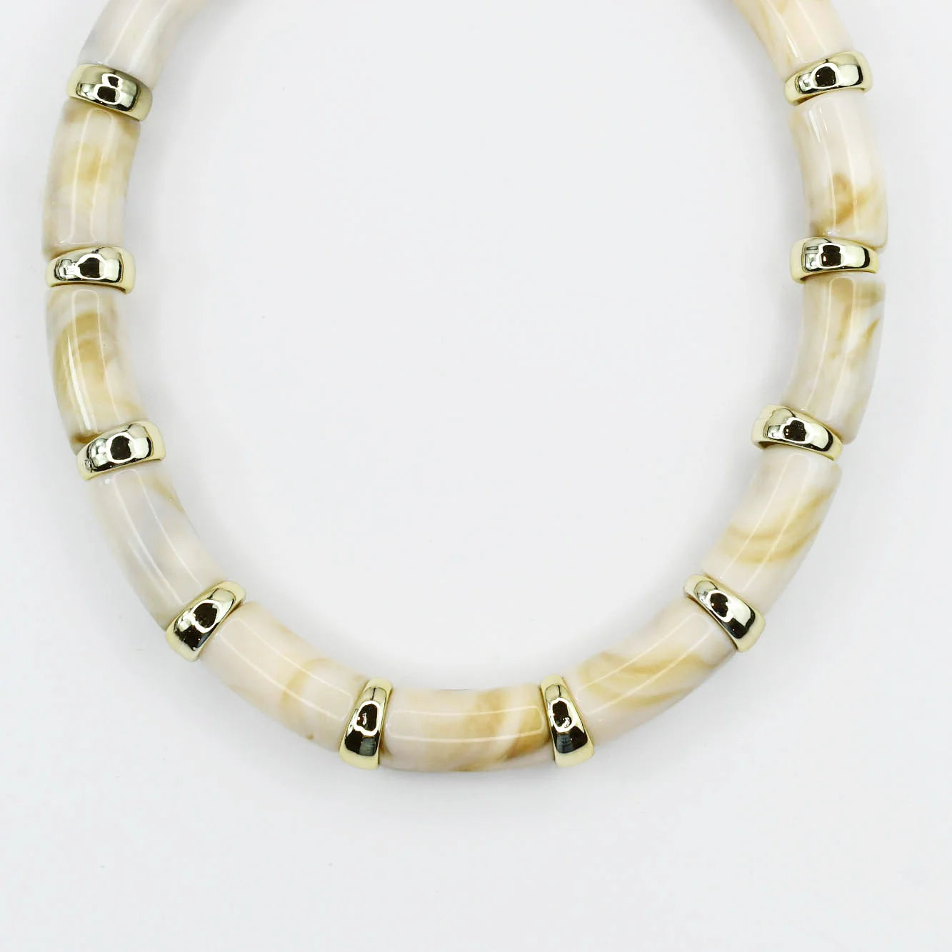 No Doubt About It Chunky Necklace- White
