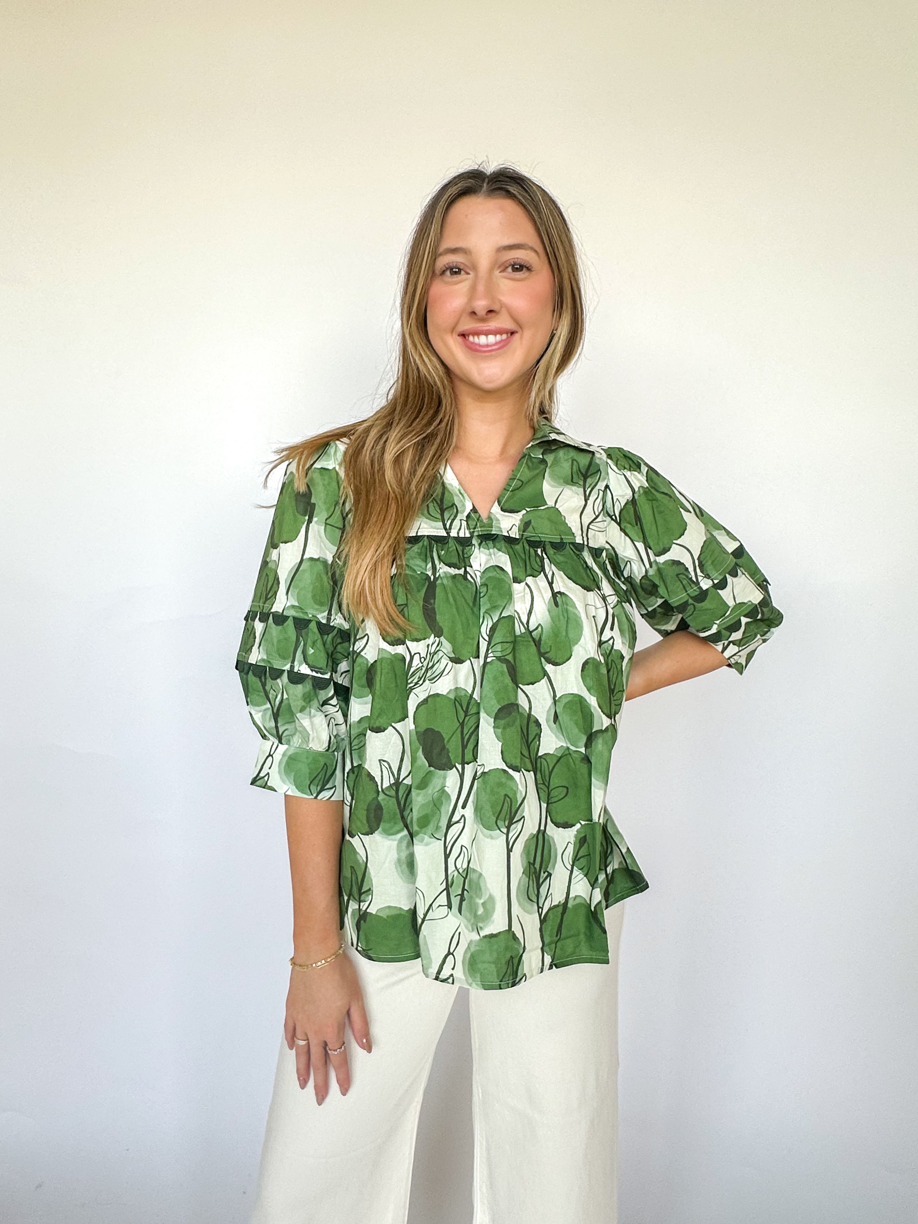 Elegant Pine Blouse