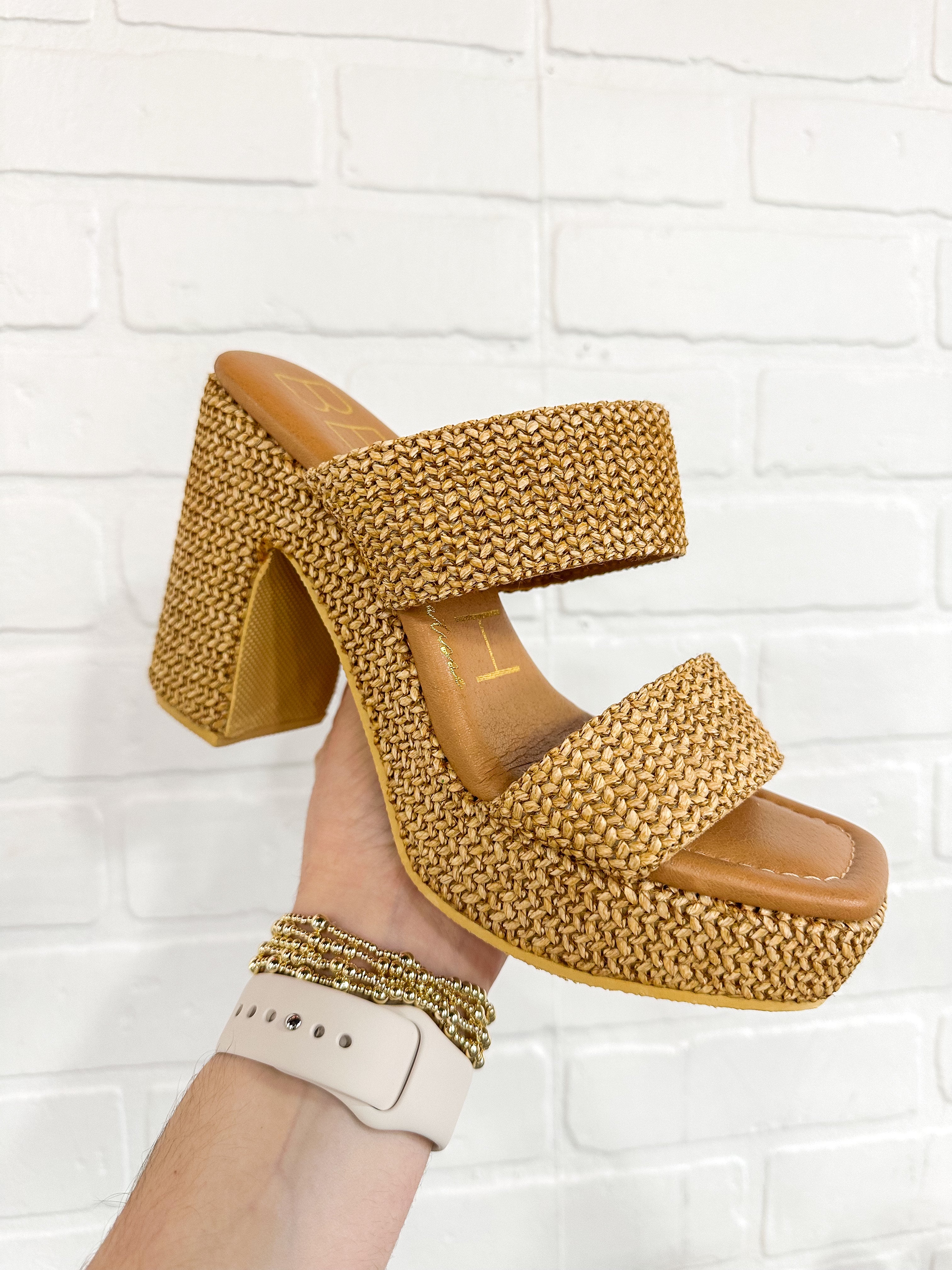 Gem Platform Heel Camel