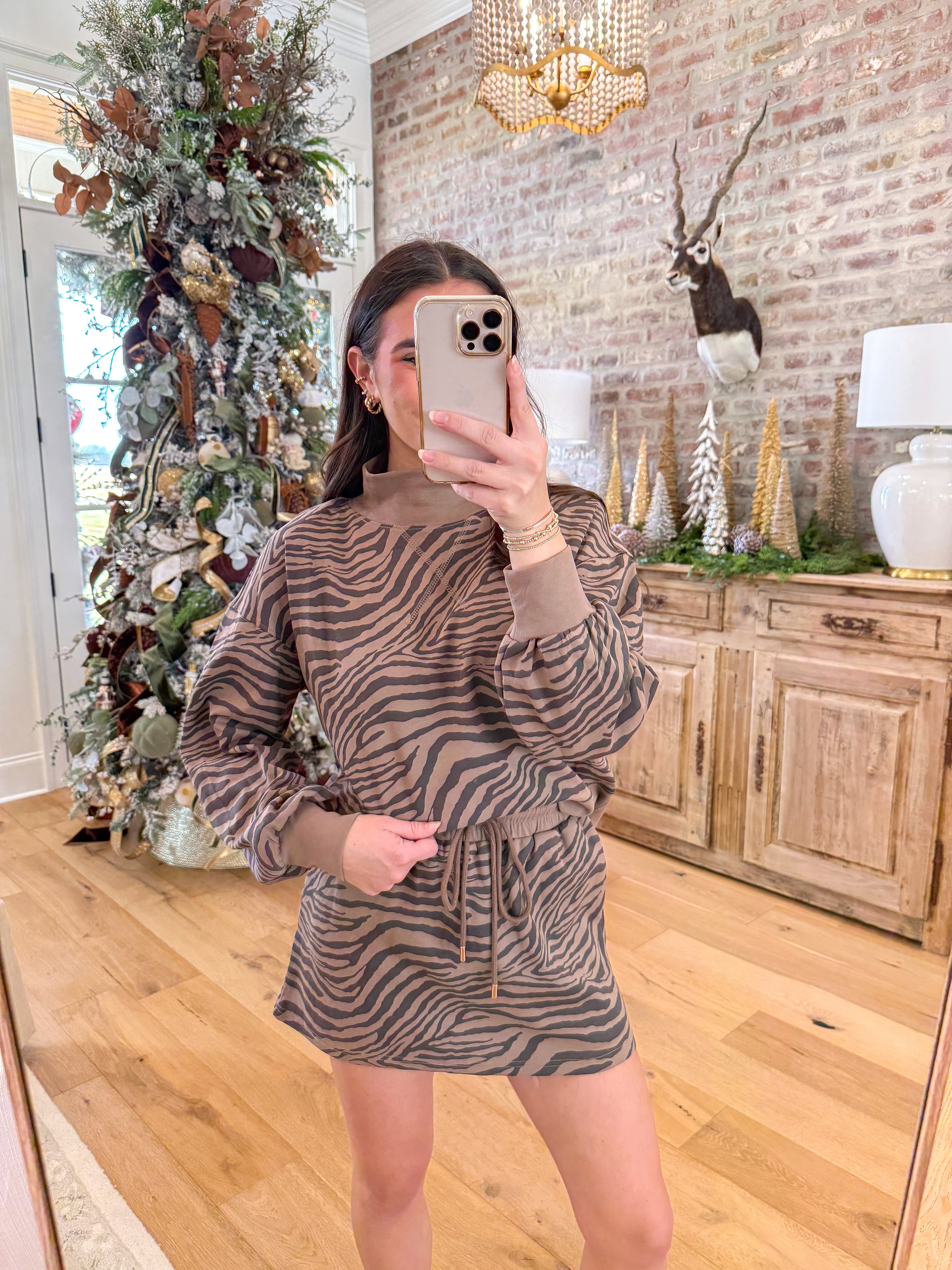 Mocha Wild Side Zebra Set