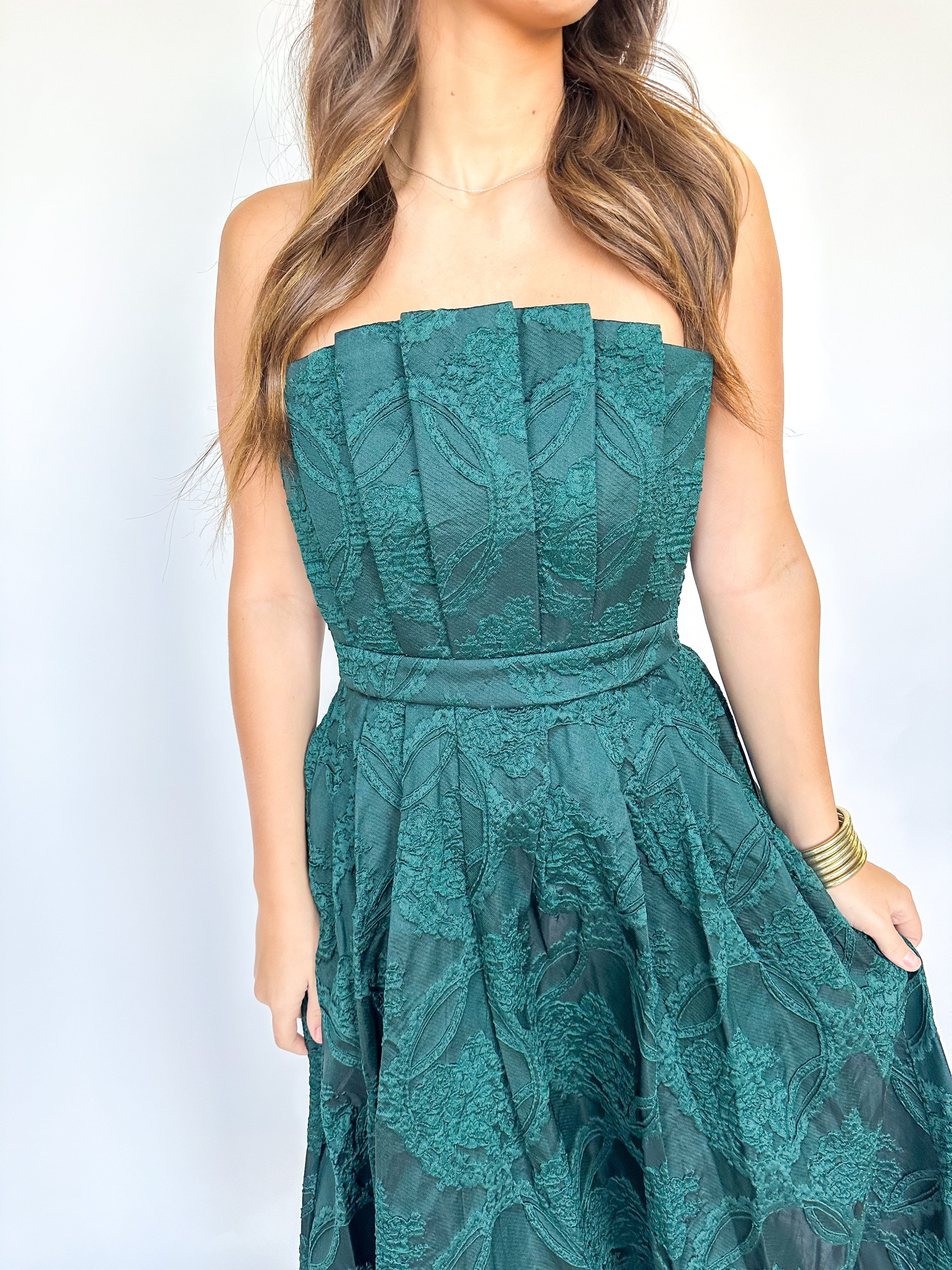 Hunter Green Dreams Dress