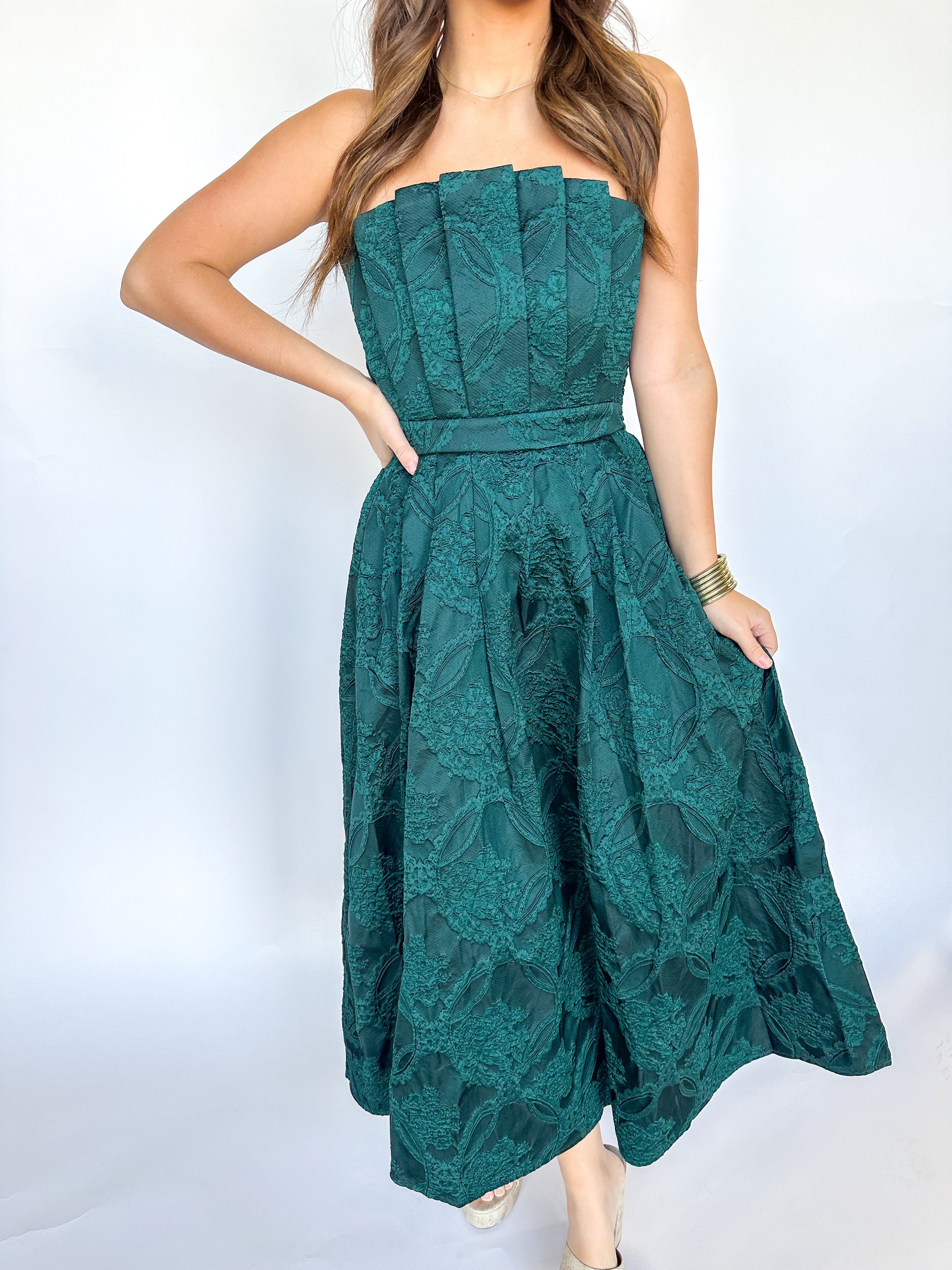 Hunter Green Dreams Dress