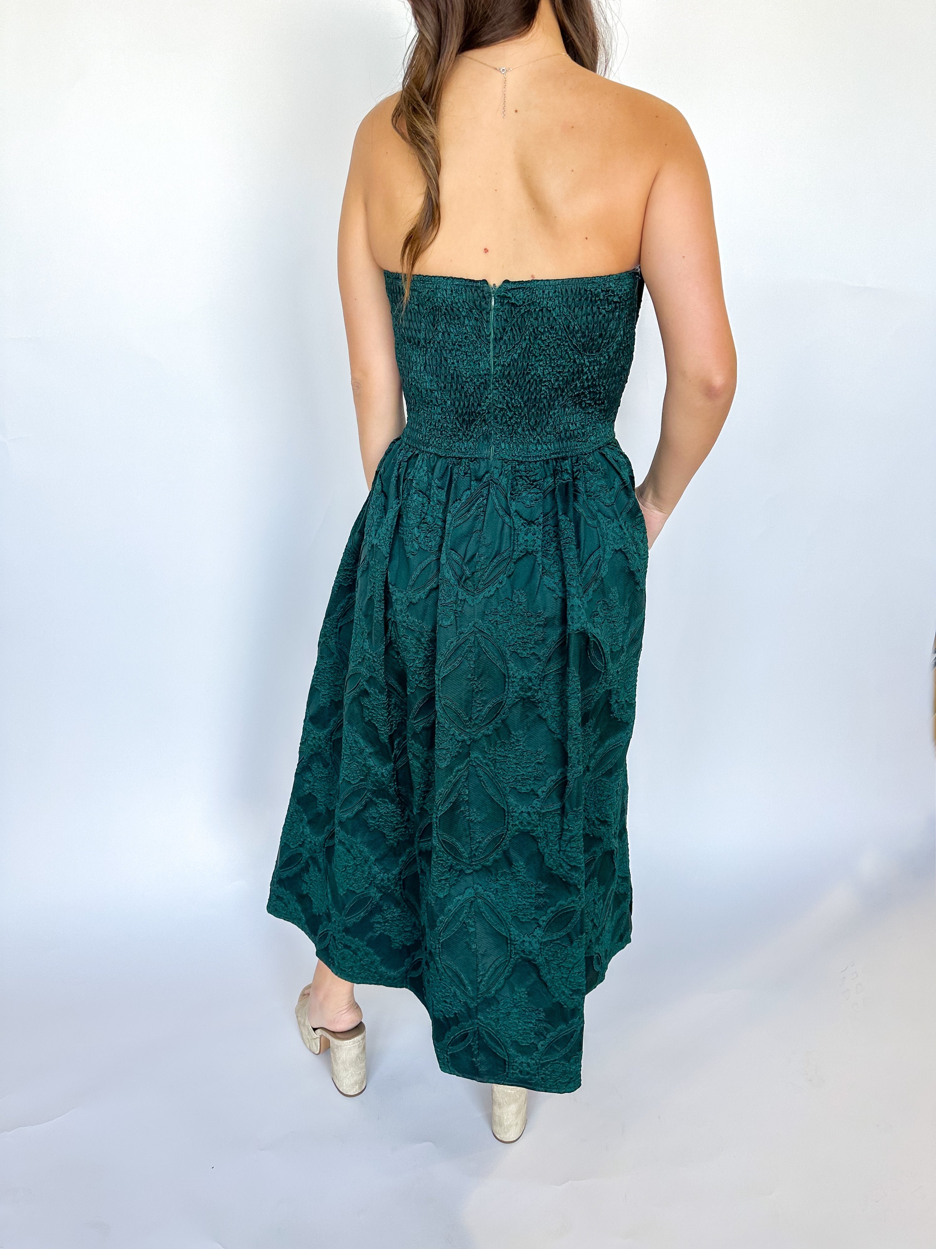 Hunter Green Dreams Dress