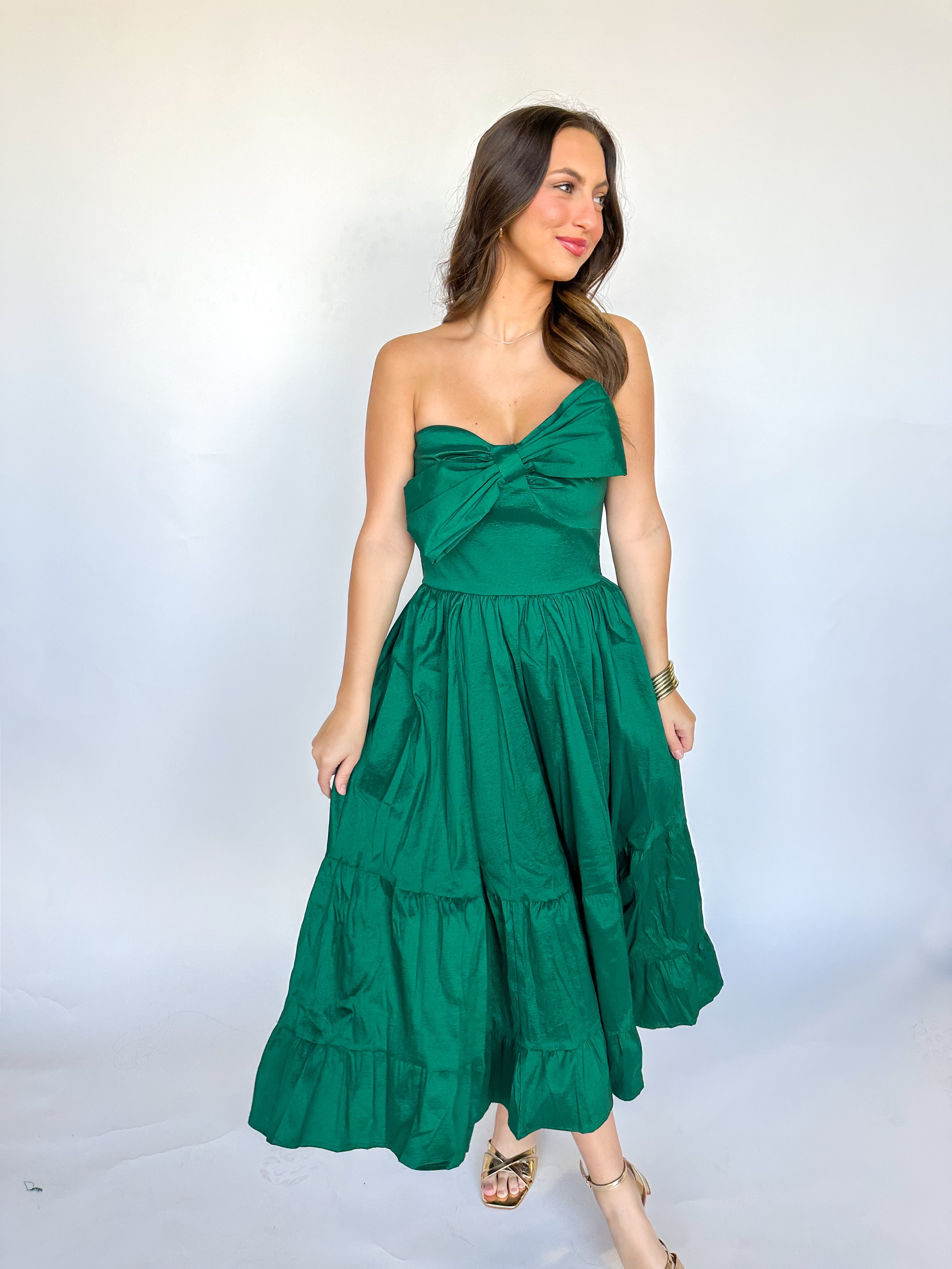 Savor The Season Antique Green Midi