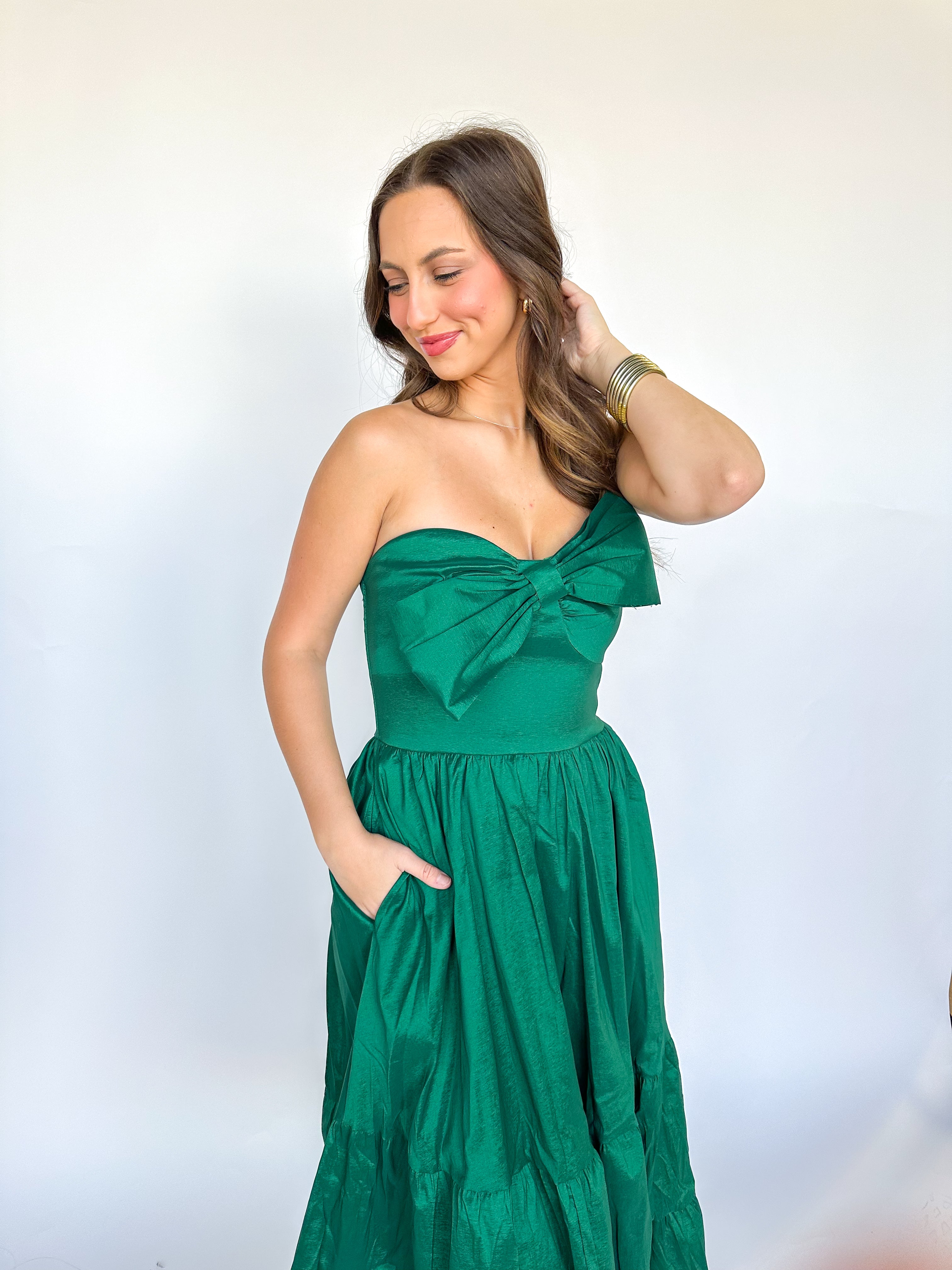 Savor The Season Antique Green Midi