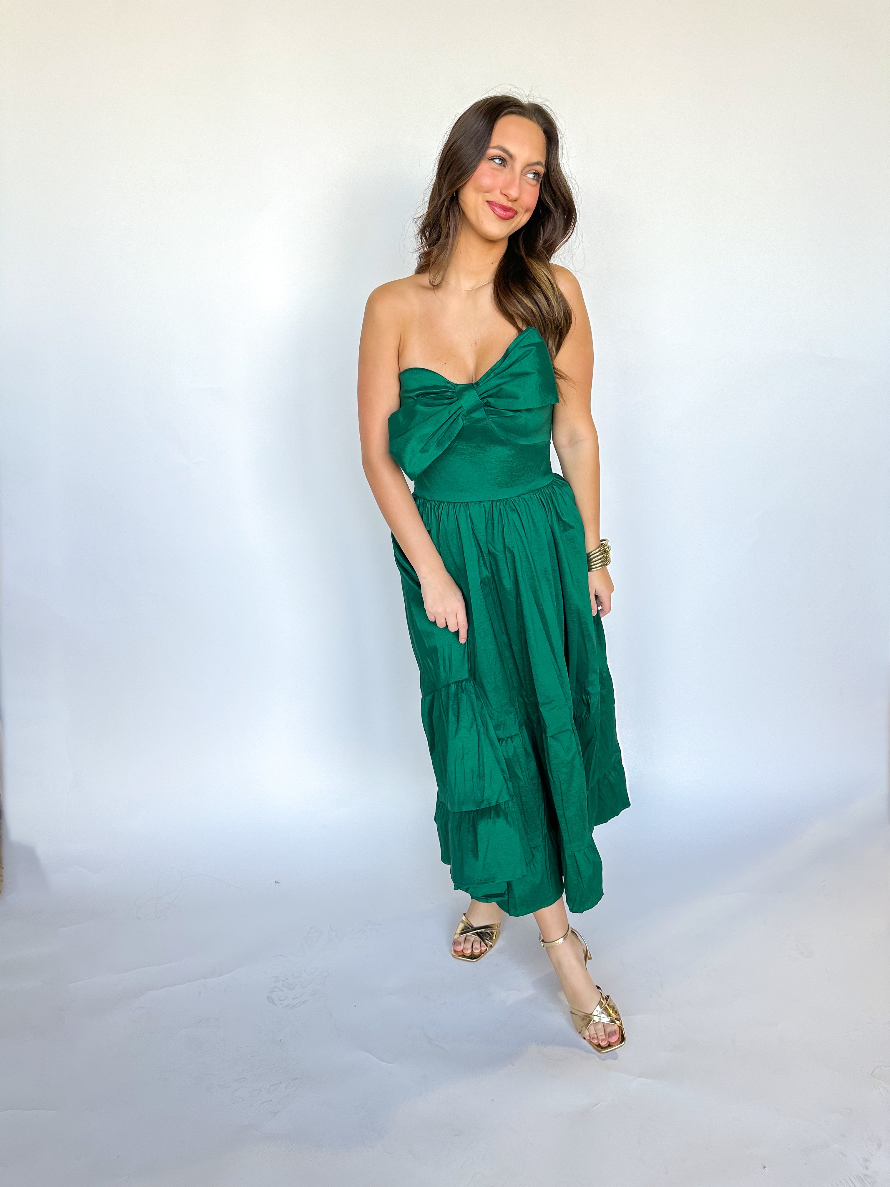 Savor The Season Antique Green Midi