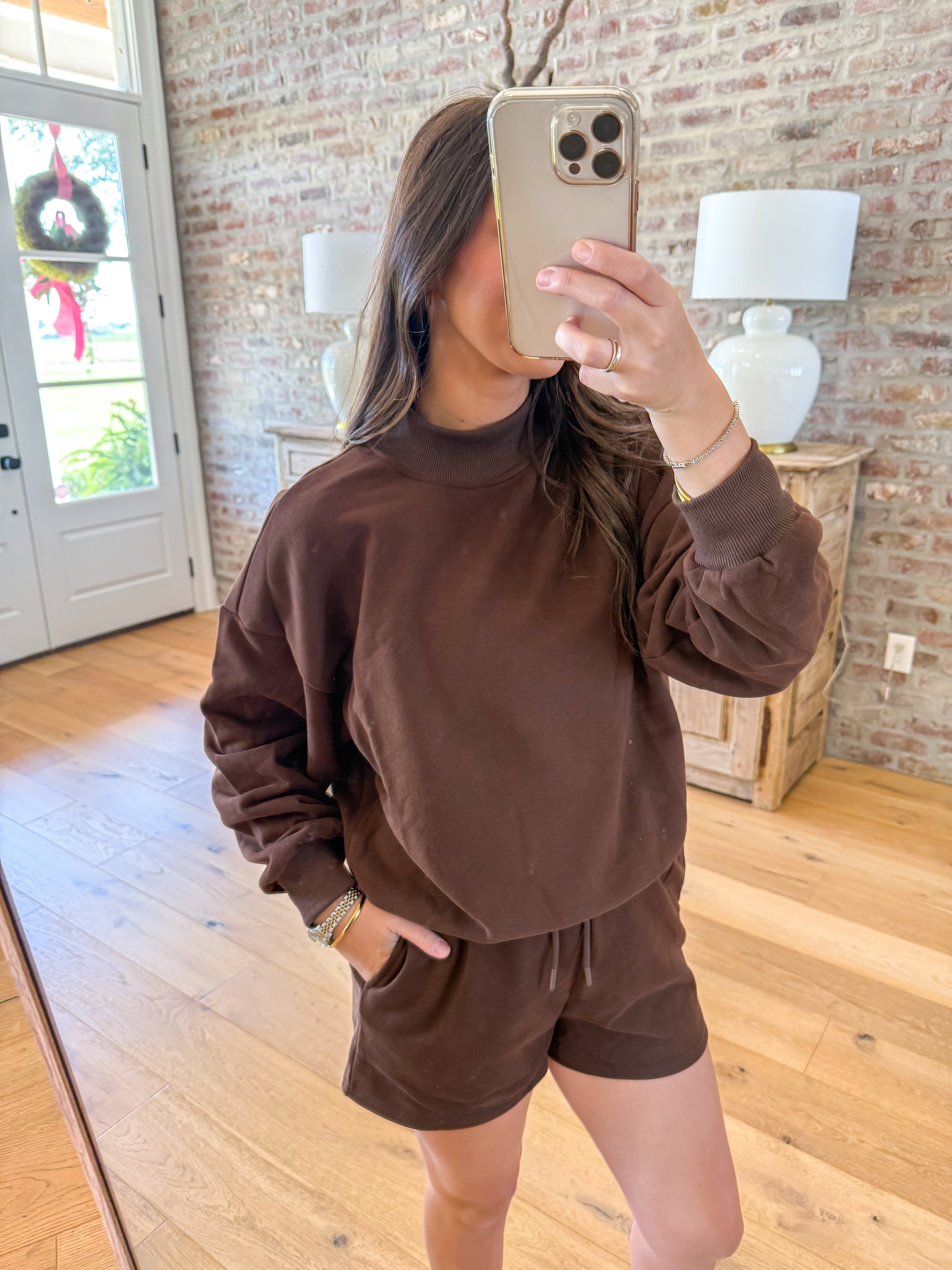 The Off-Duty Lounge Set Chocolate
