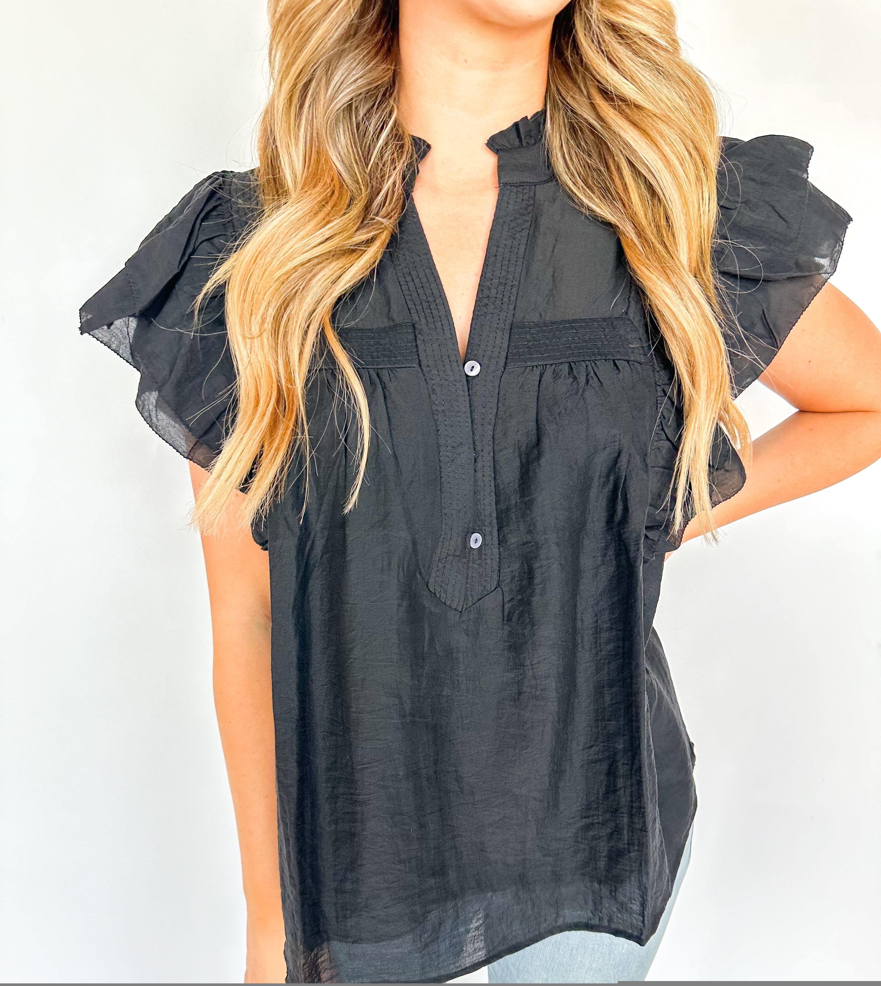 Day Dreaming Blouse Black