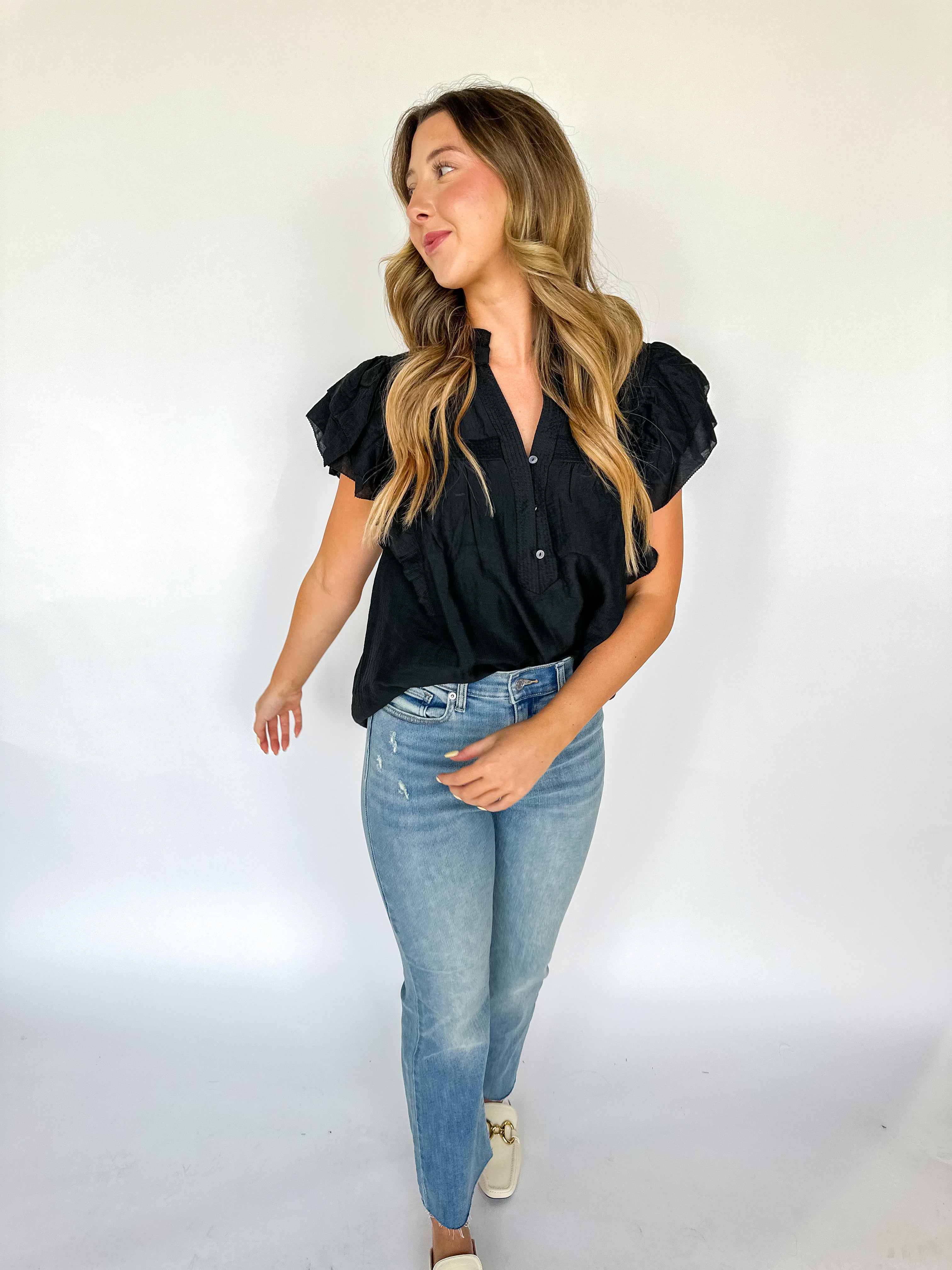 Day Dreaming Blouse Black