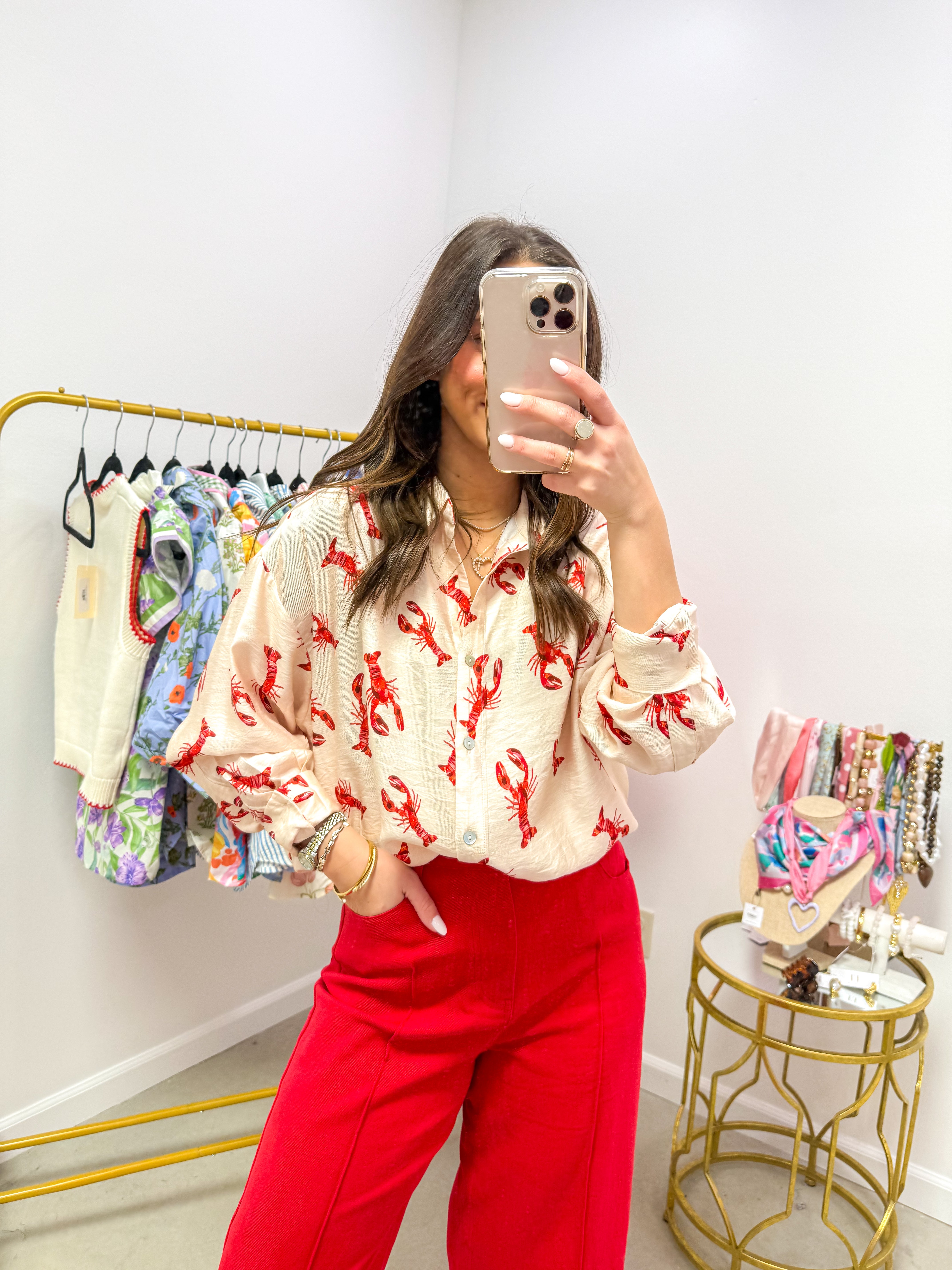 Crawfish Season Blouse