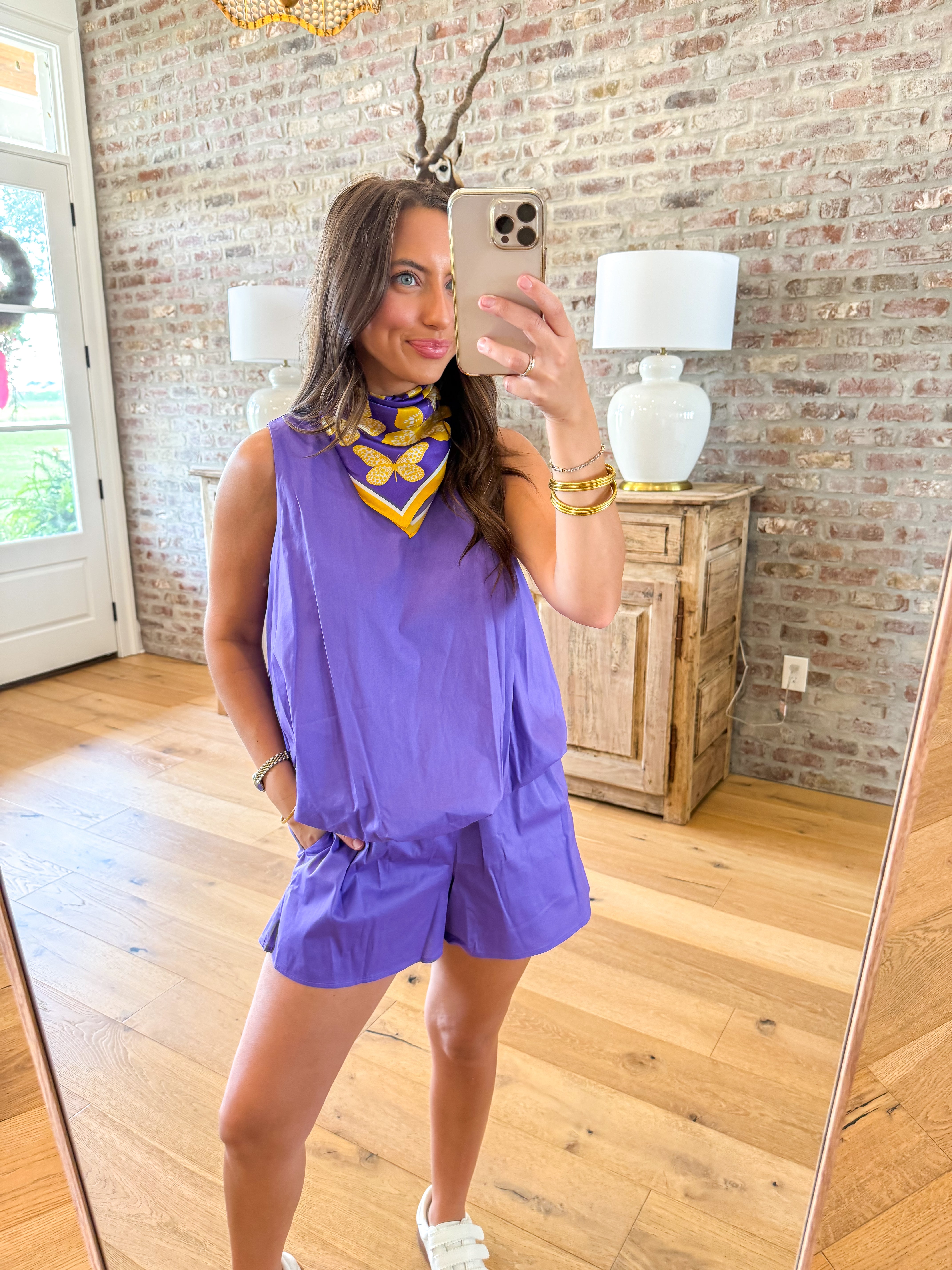 Celeste Short Set Purple