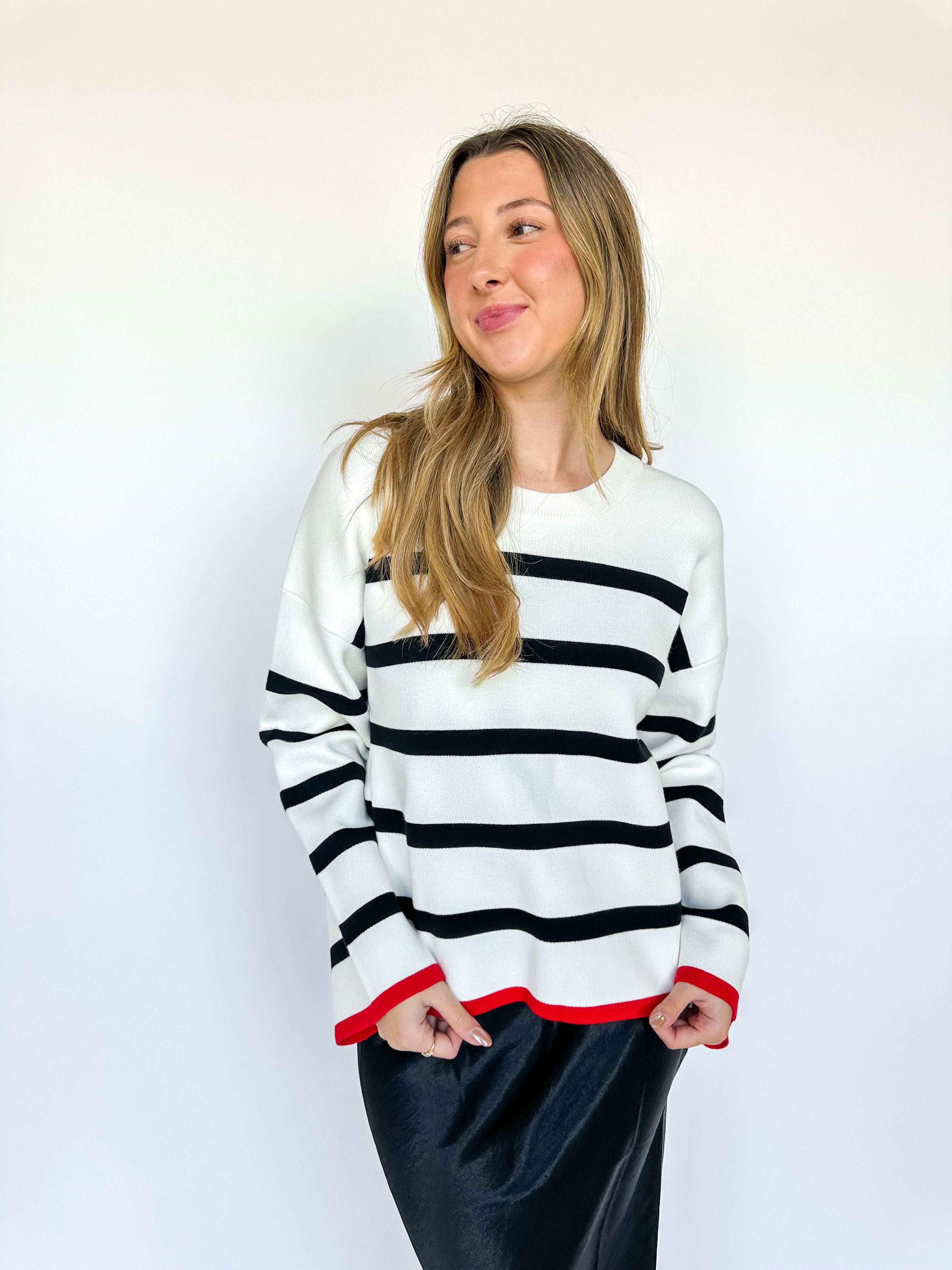 Cruise Control Striped Sweater