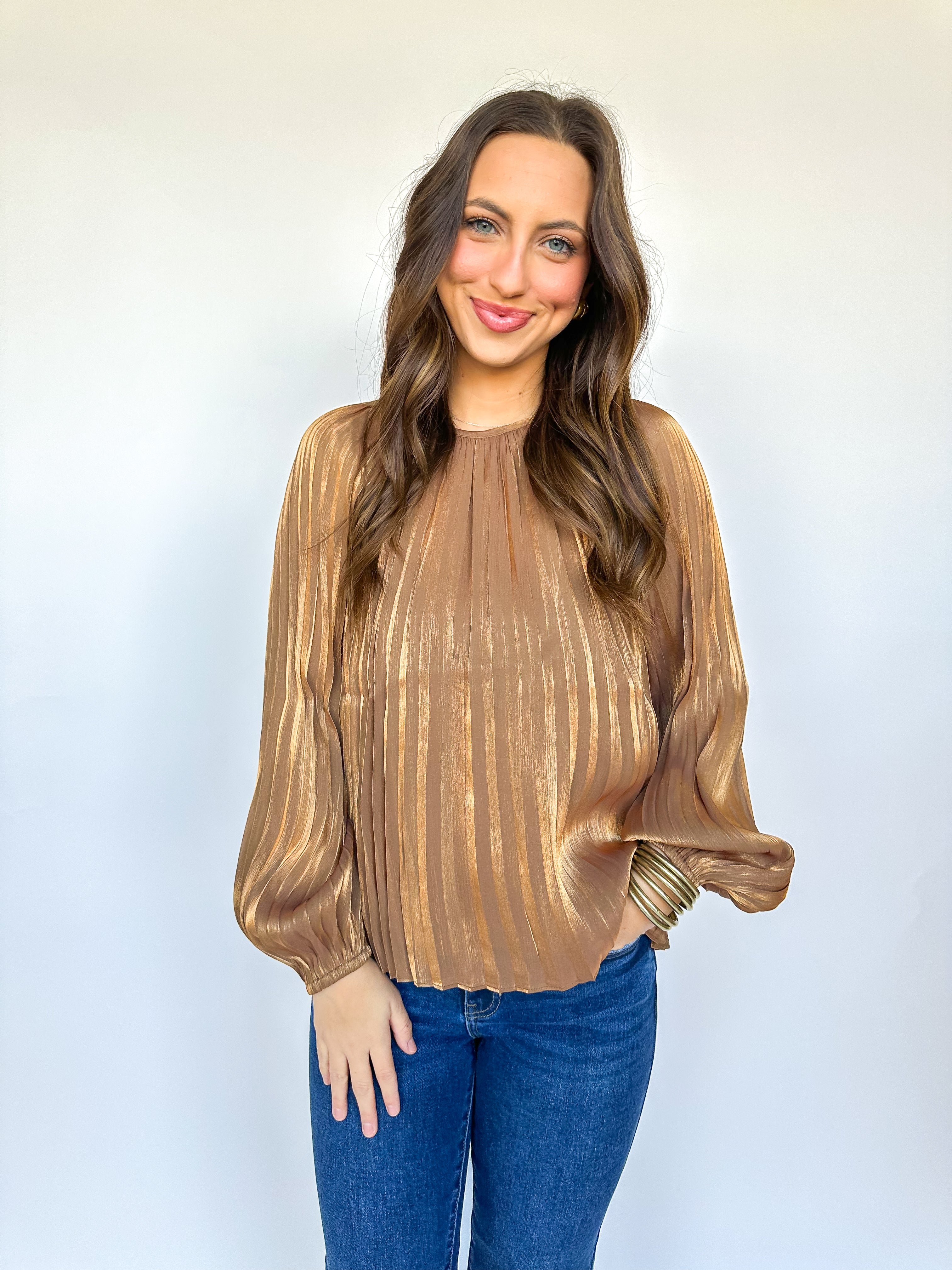 Eva Gold Blouse