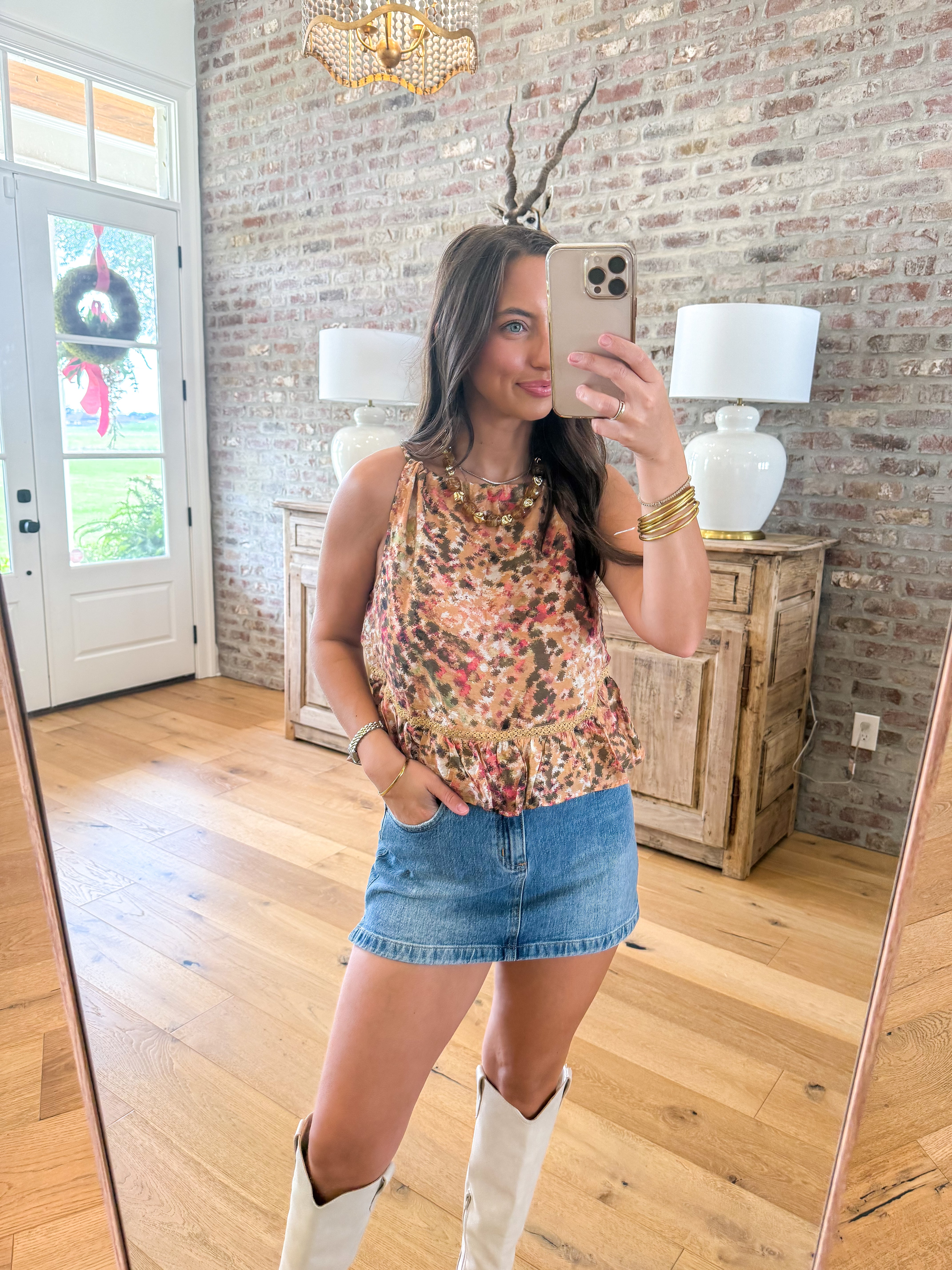 Sunset Canyon Halter Top