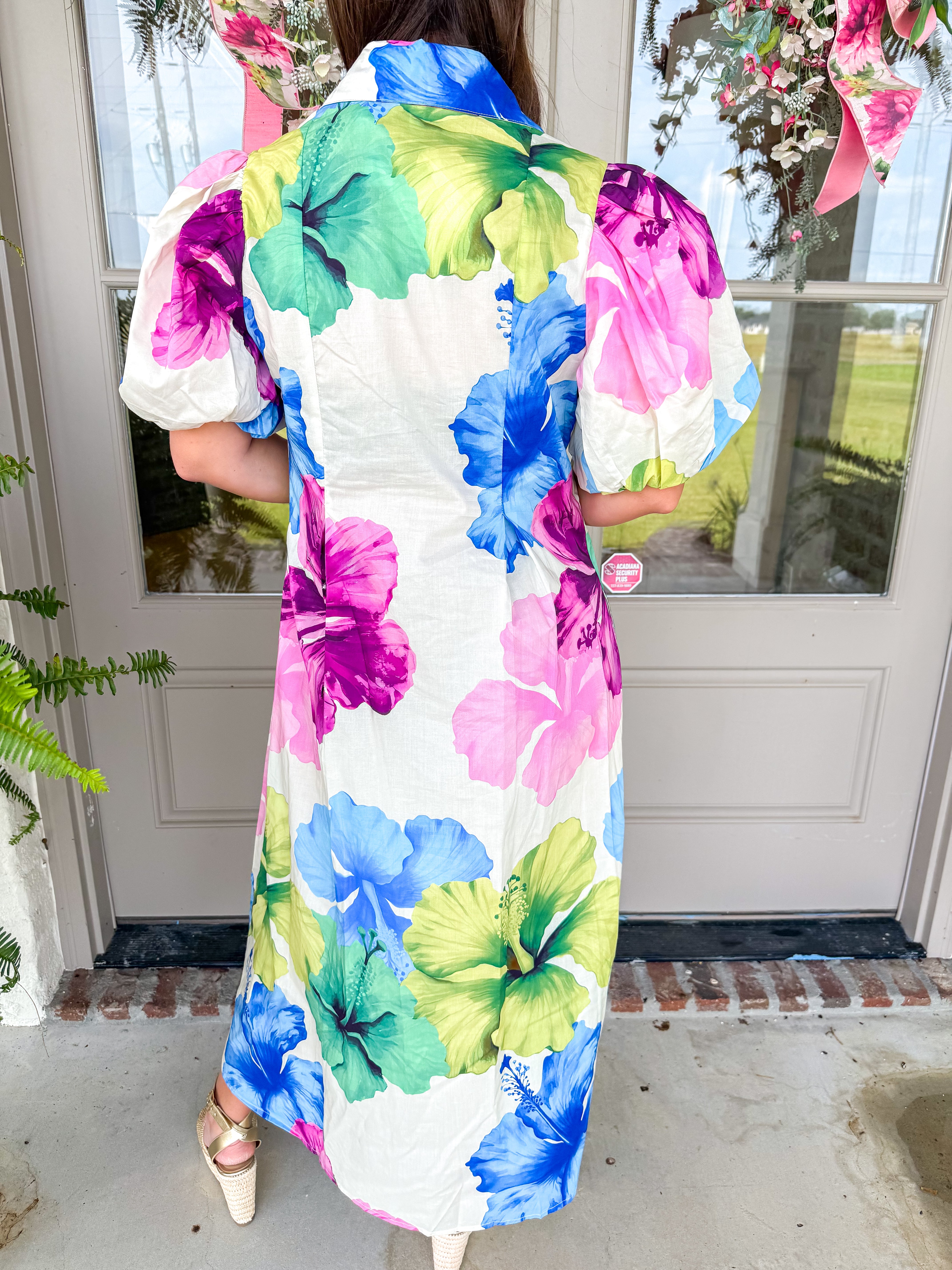 Rosewater Romance Floral Maxi