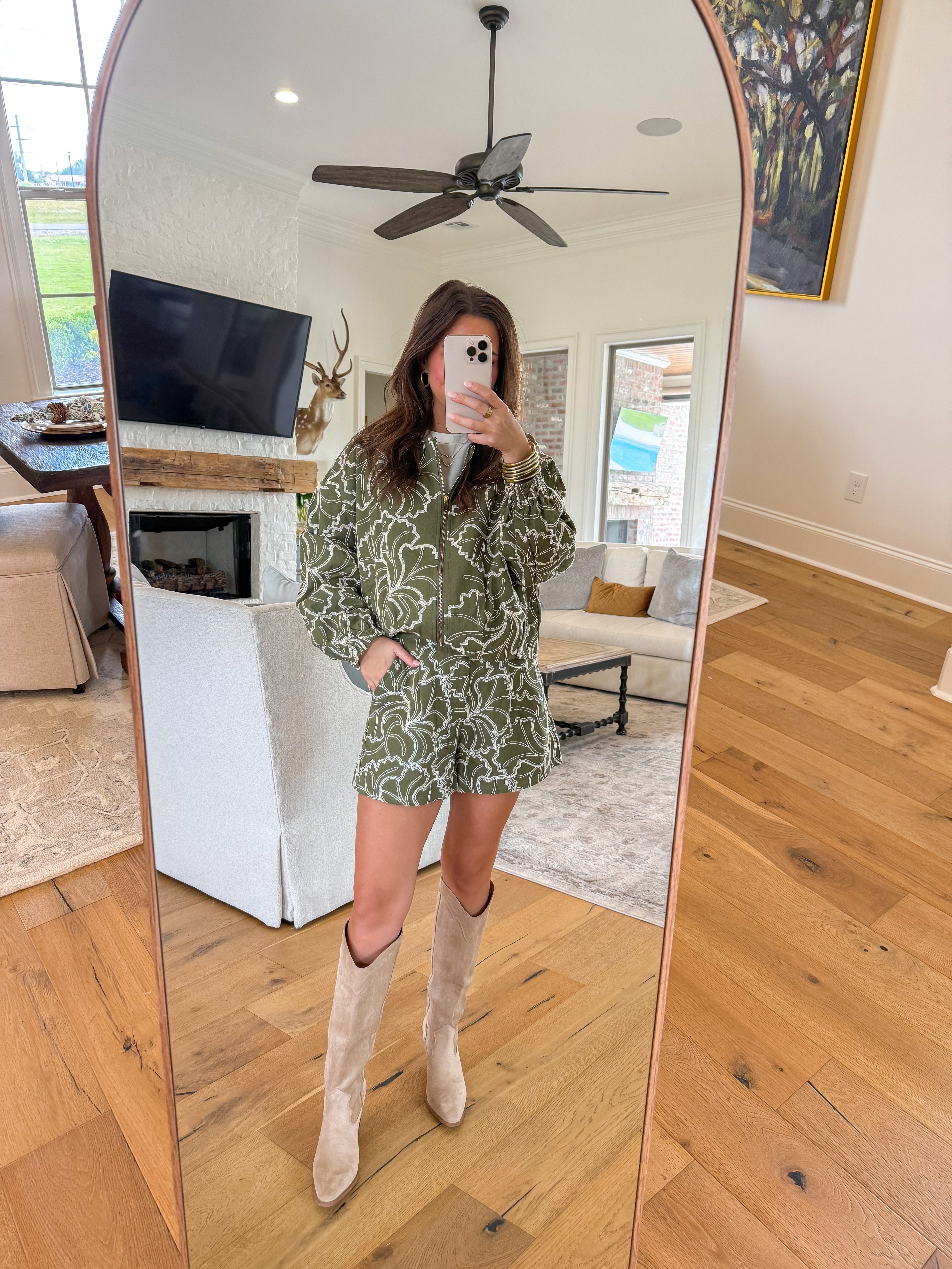 Coralie Green Shorts