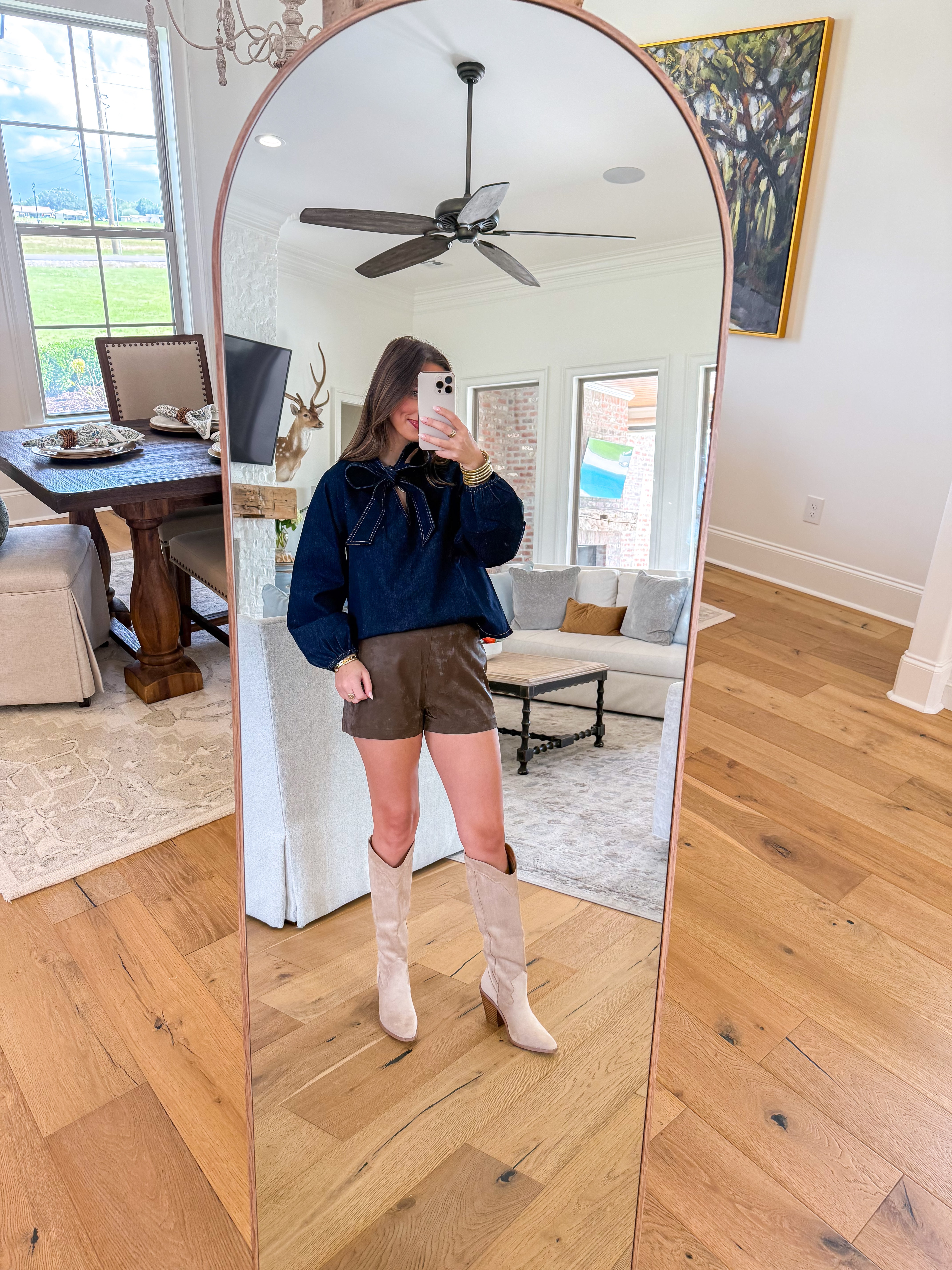 New Chapter Vegan Leather Shorts