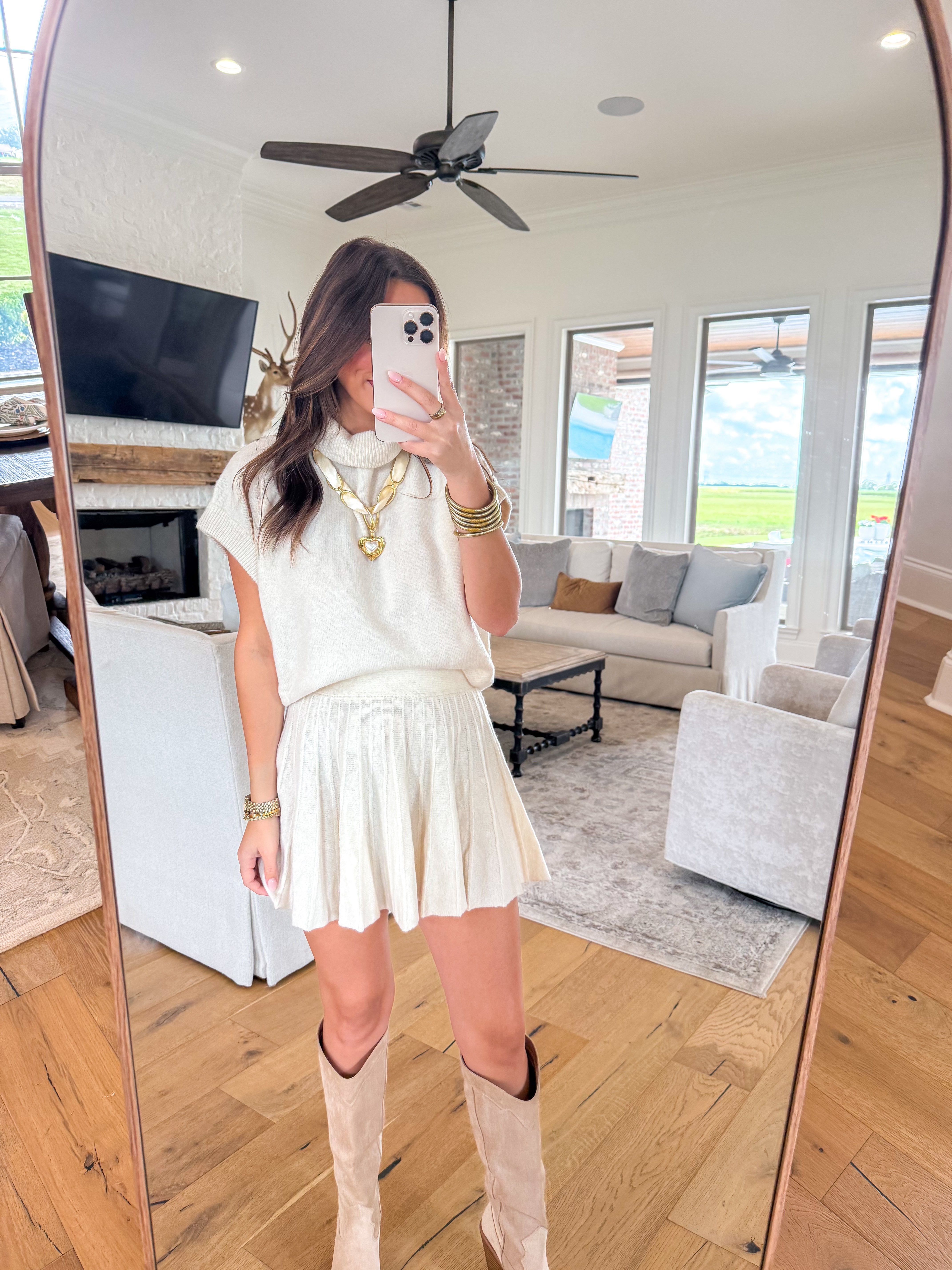 Liora Sweater Set Cream