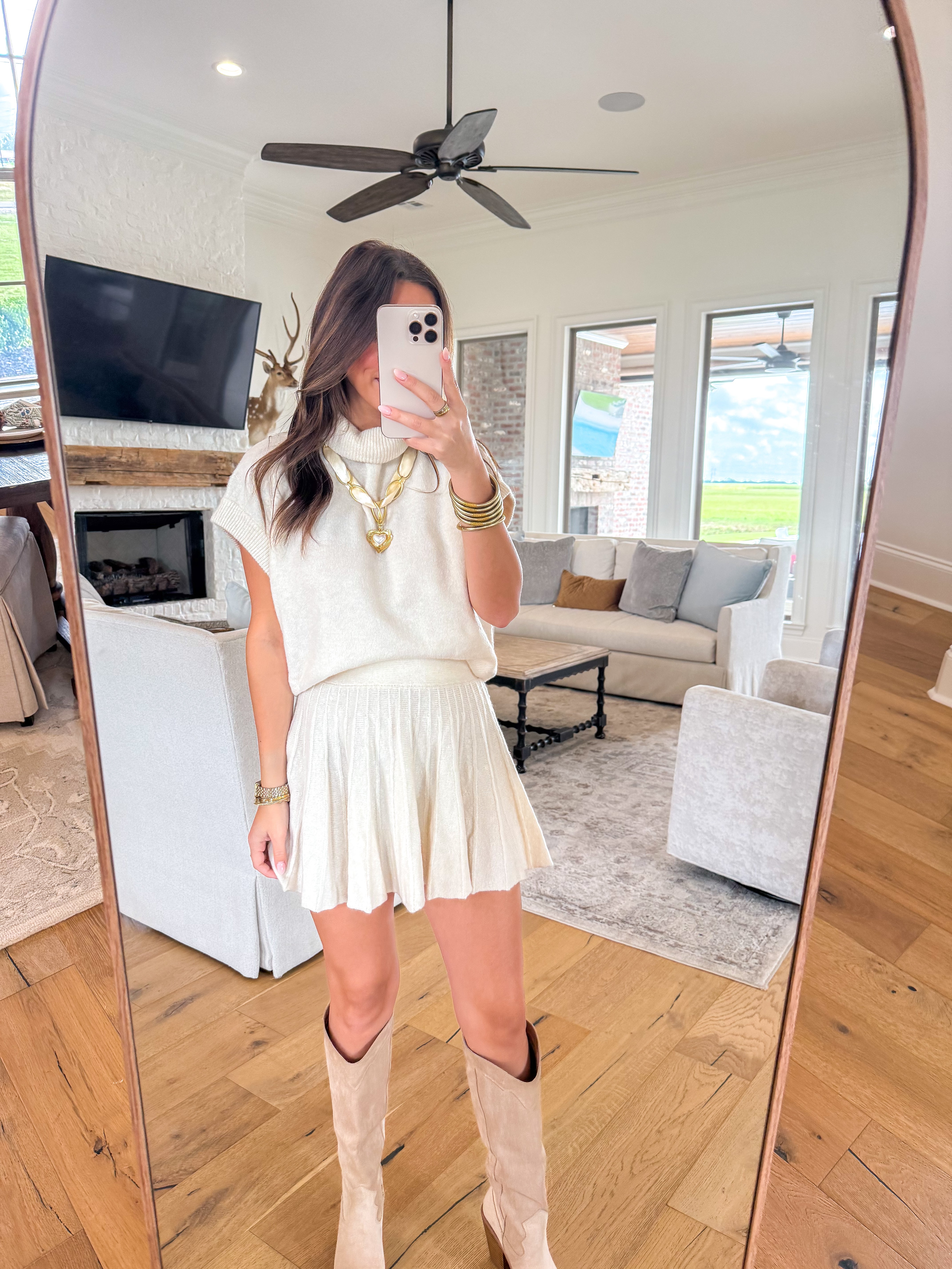 Liora Sweater Set Cream