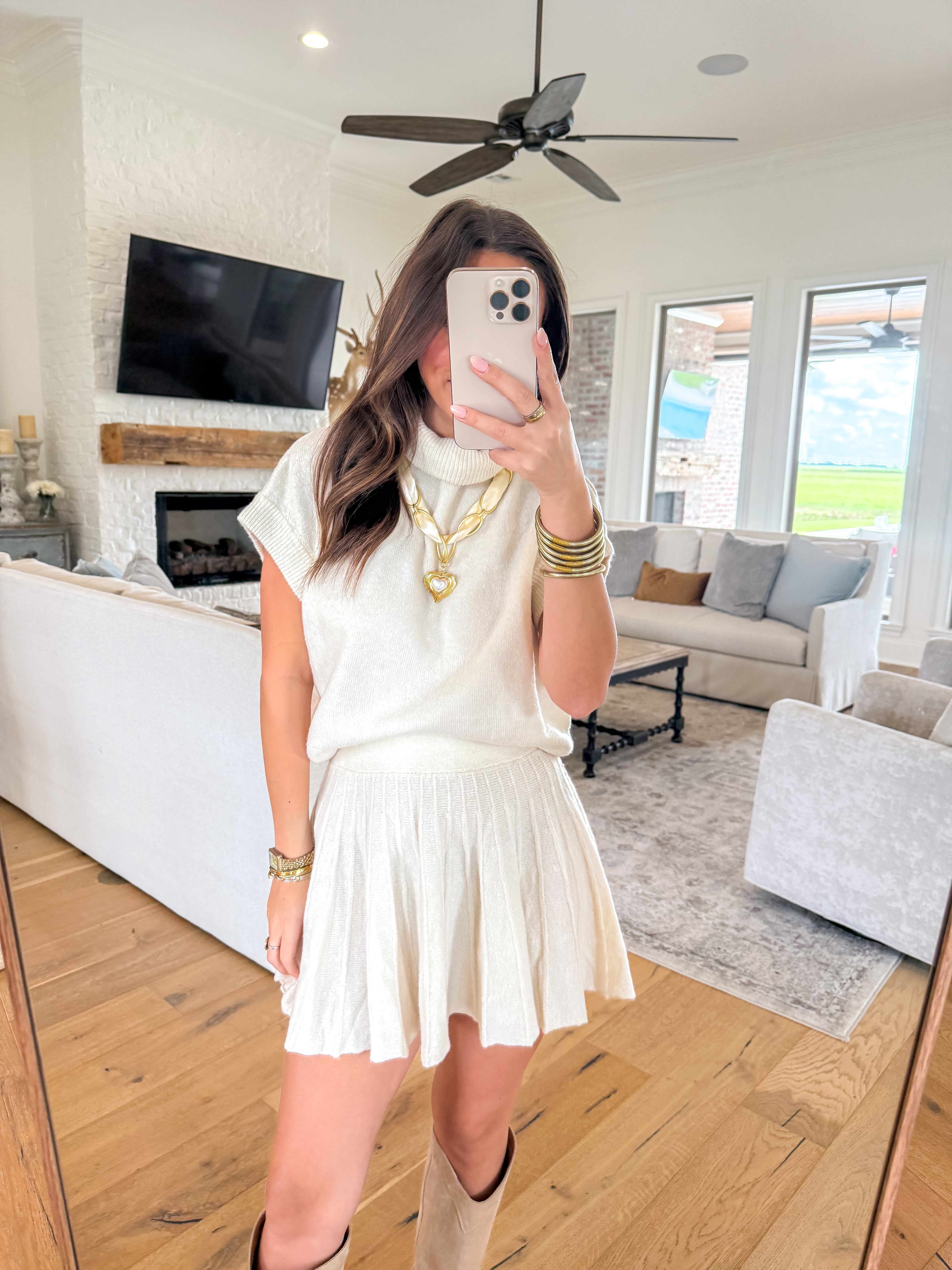 Liora Sweater Set Cream