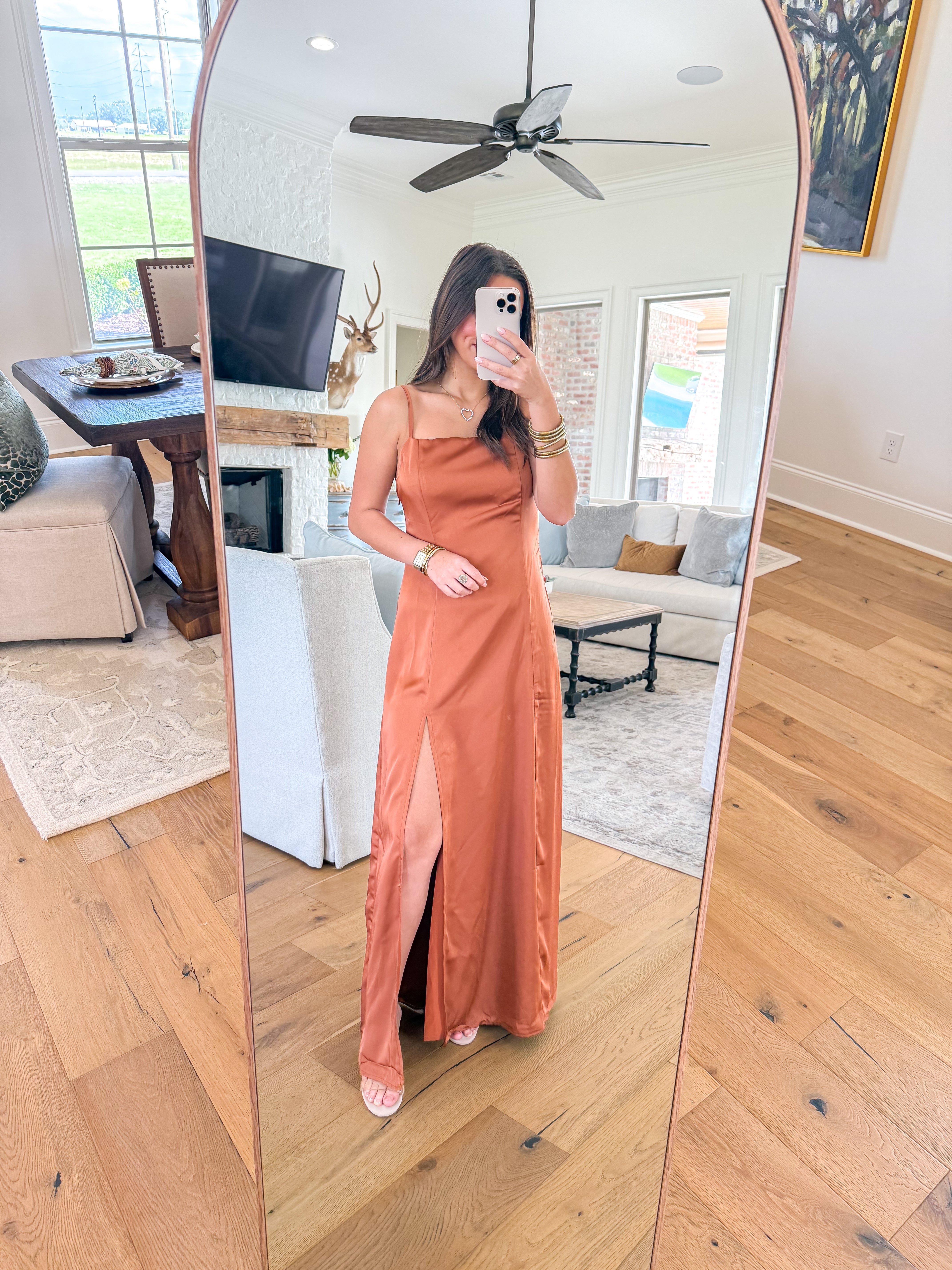 Solenne Satin Maxi
