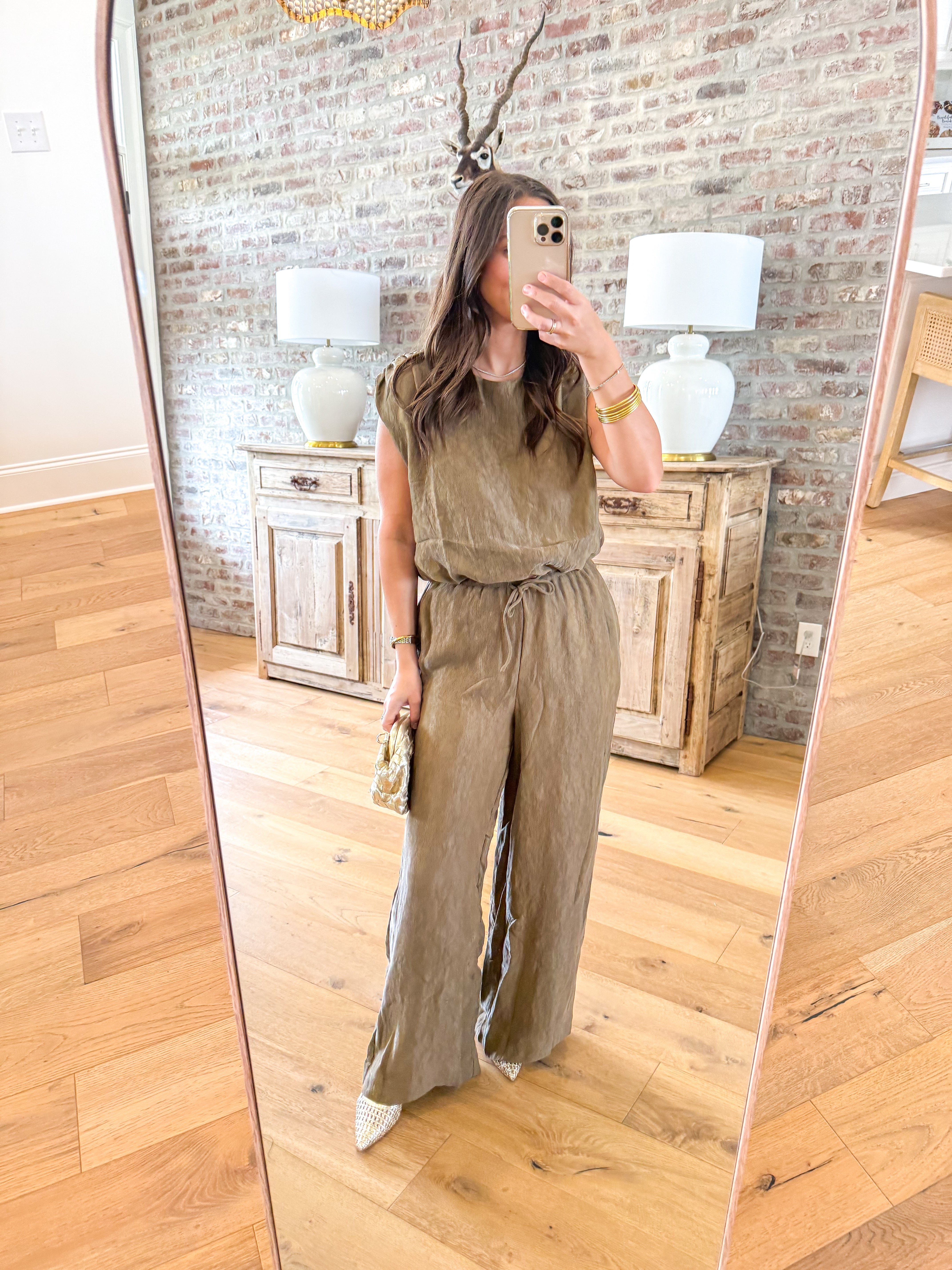 Sepia Sky Bubble Top Bronze Olive