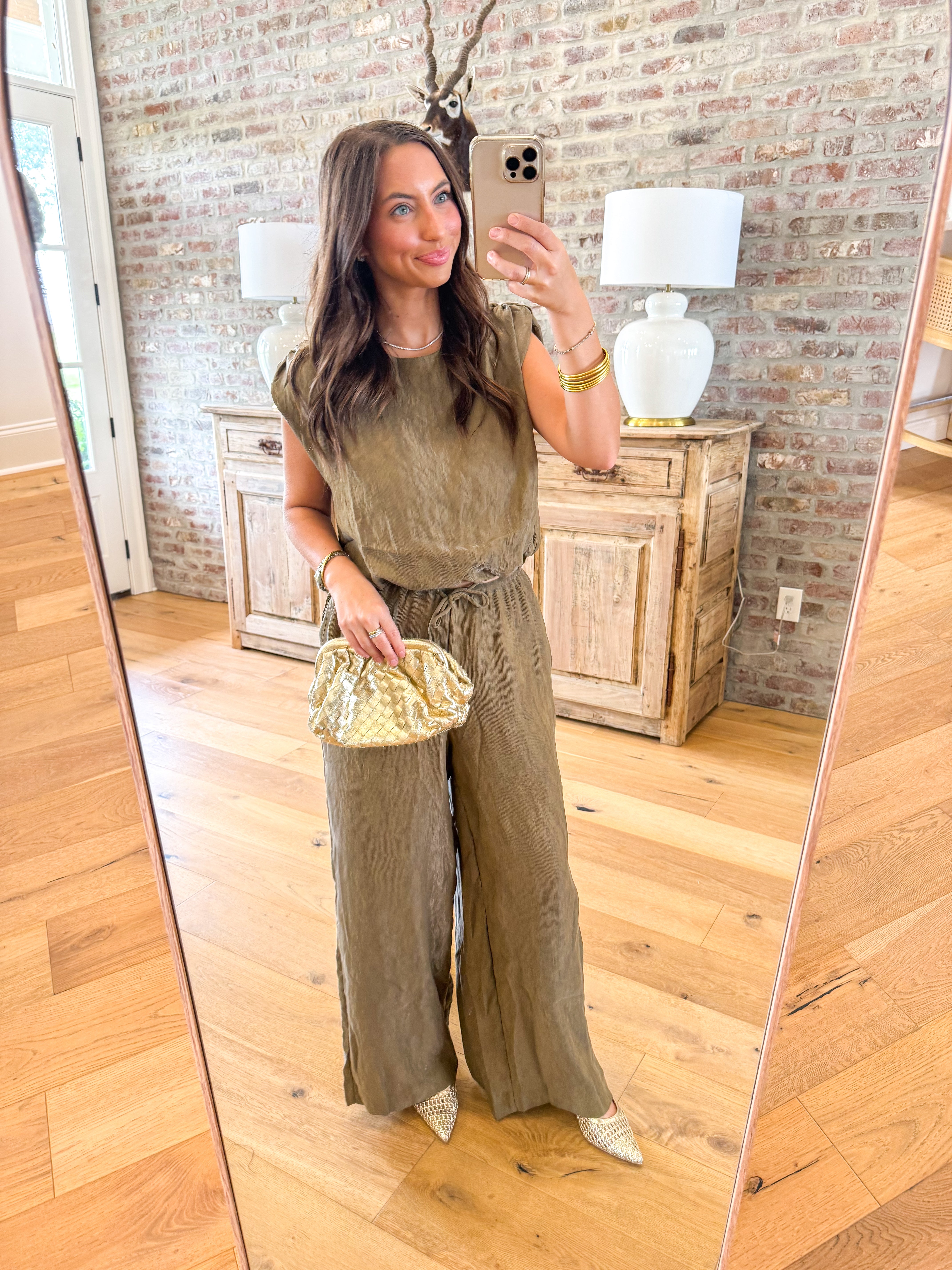 Sepia Sky Bubble Top Bronze Olive