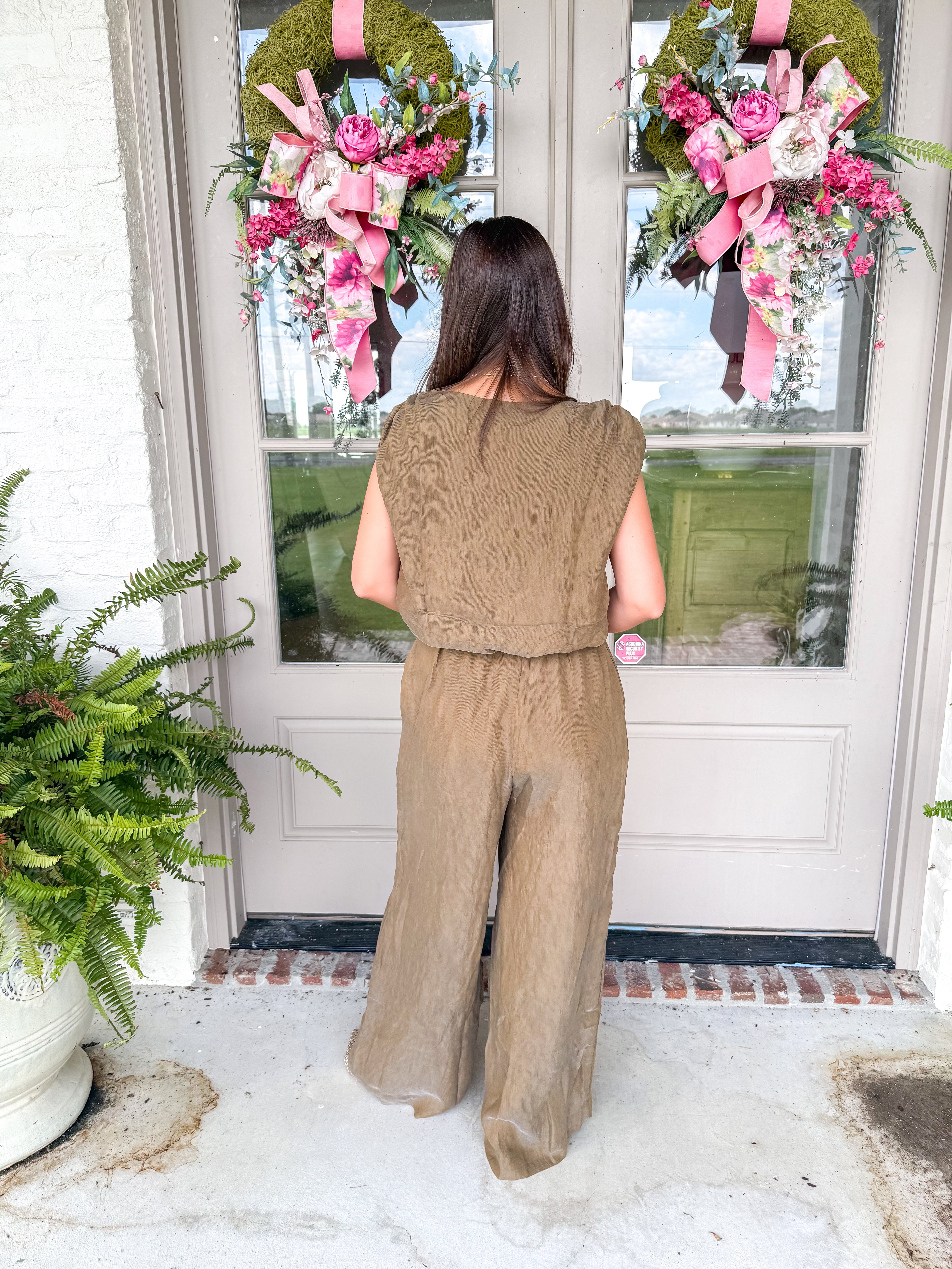 Sepia Sky Bubble Top Bronze Olive