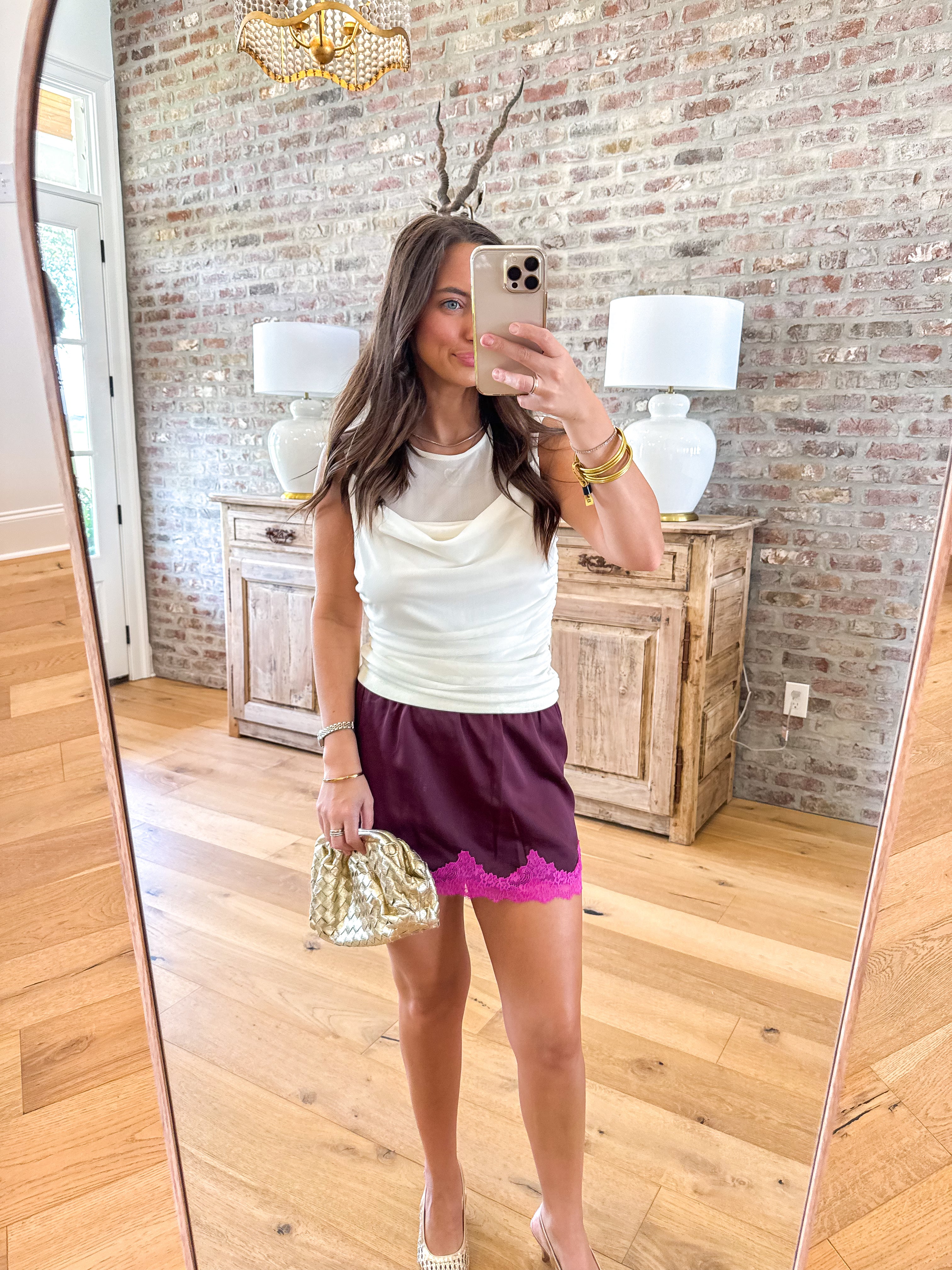 Cindy Skirt Deep Fig