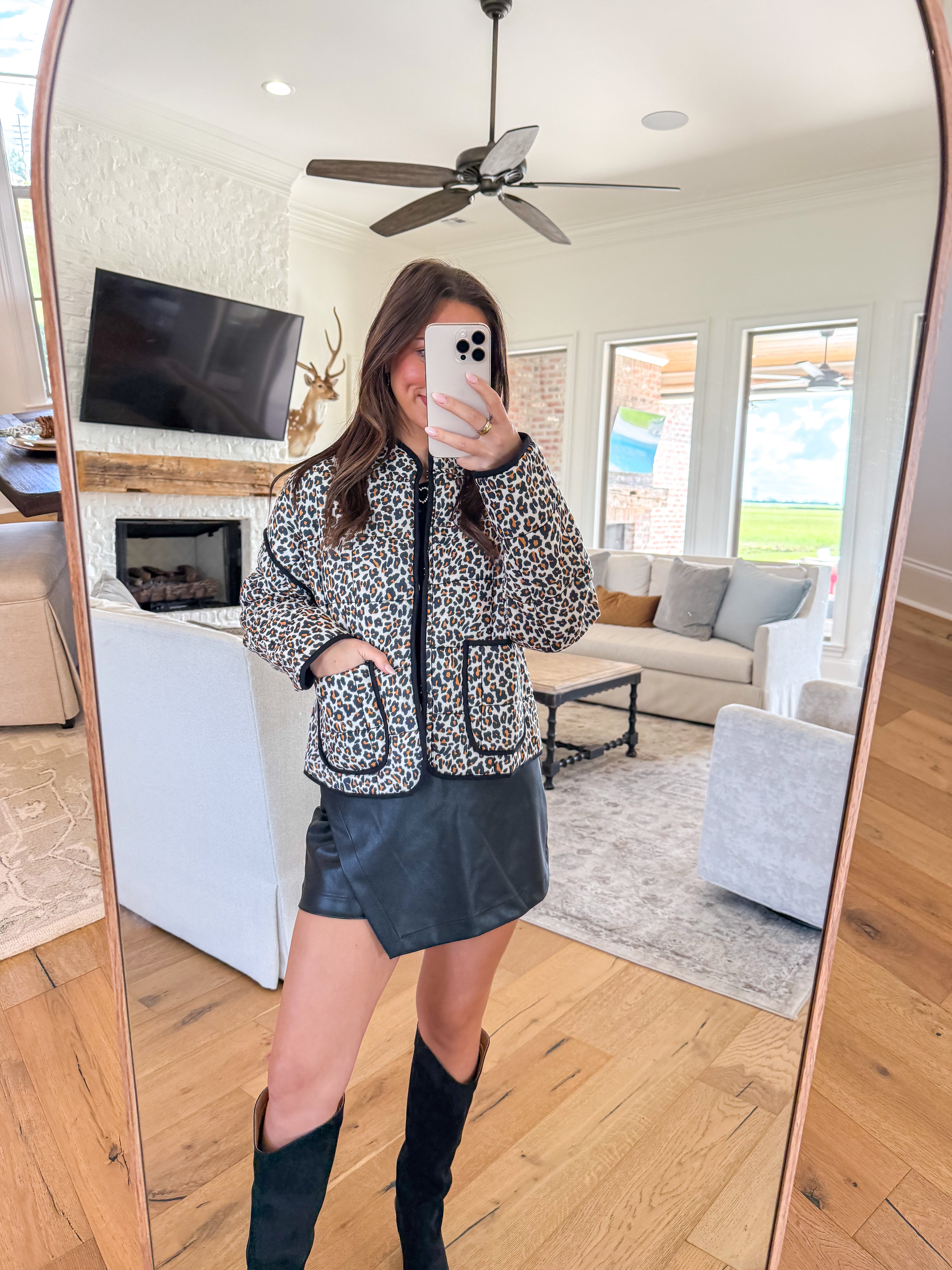 Leopard Puffer Jacket