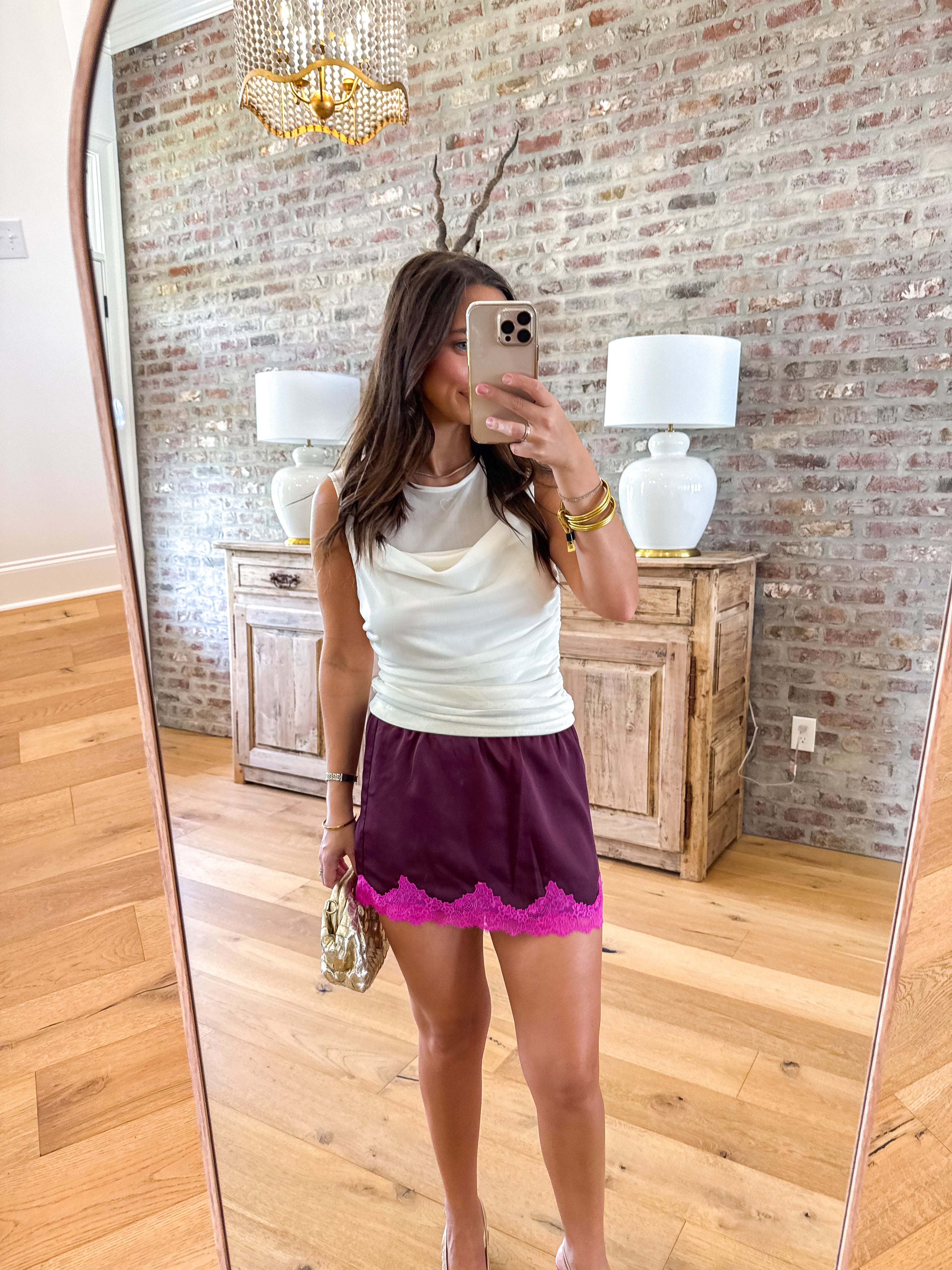 Cindy Skirt Deep Fig